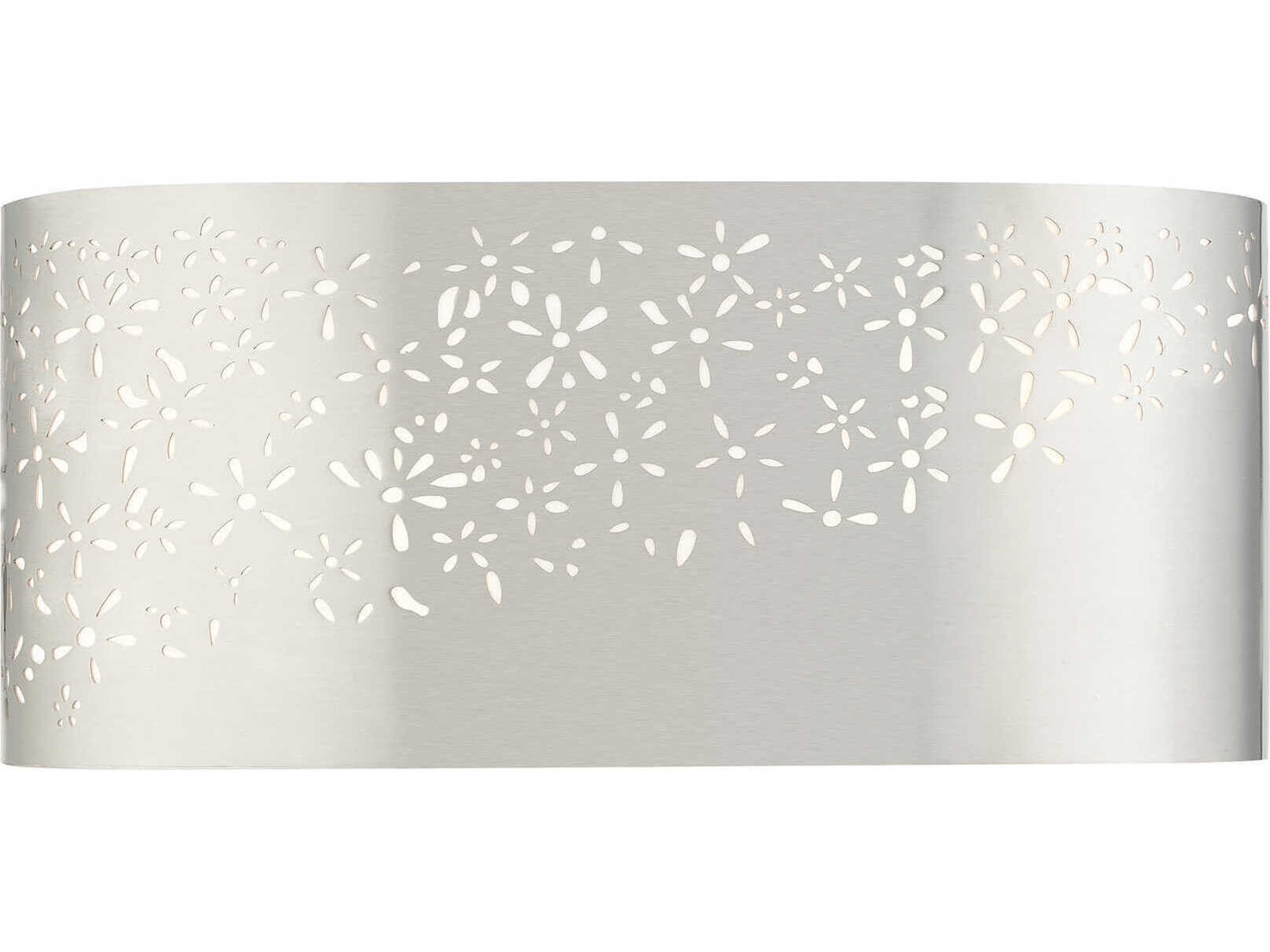 Livex Lighting Noria 2-Light Brushed Nickel Wall Sconce