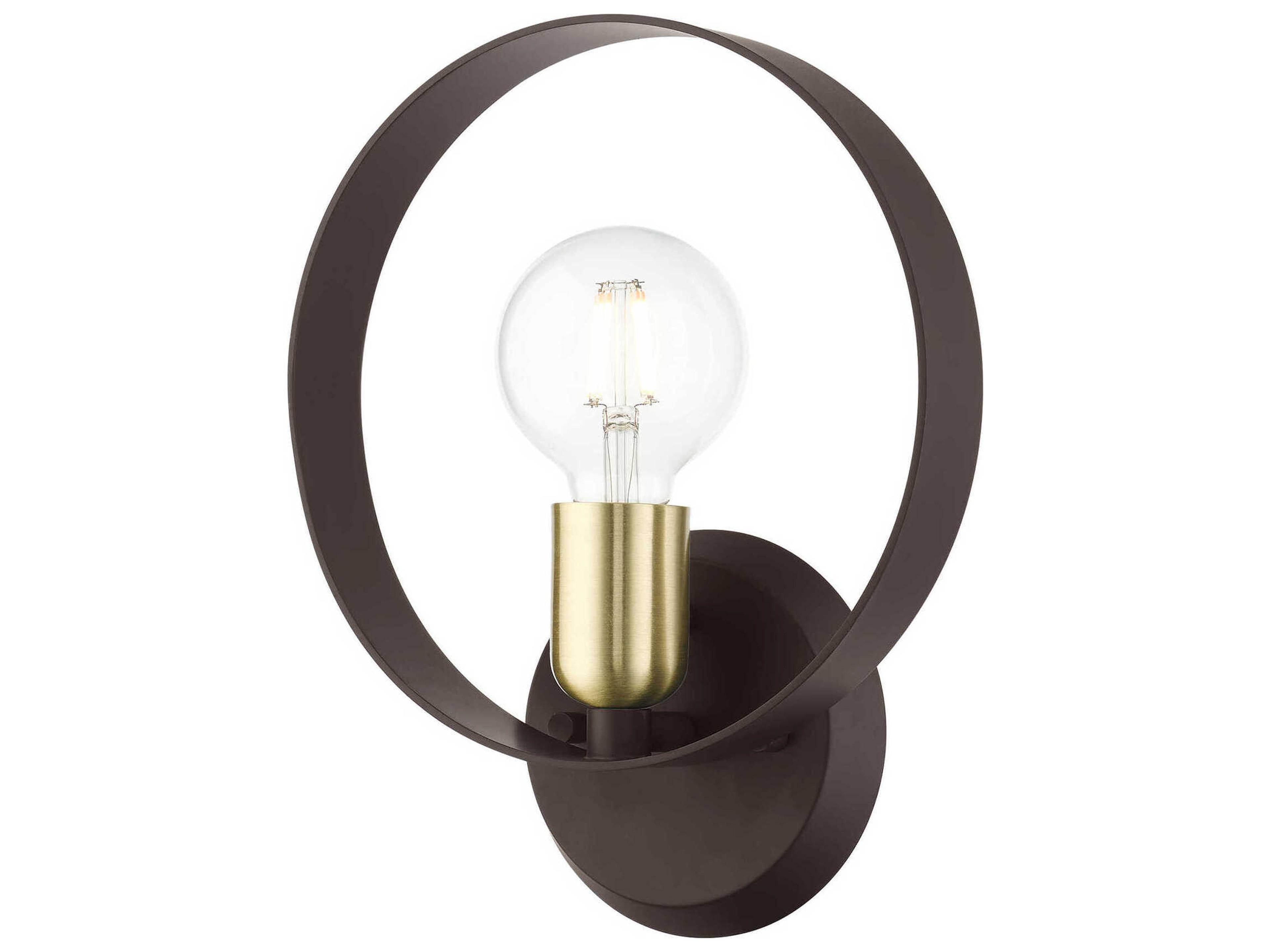 Modesto 1-Light Bronze Wall Sconce