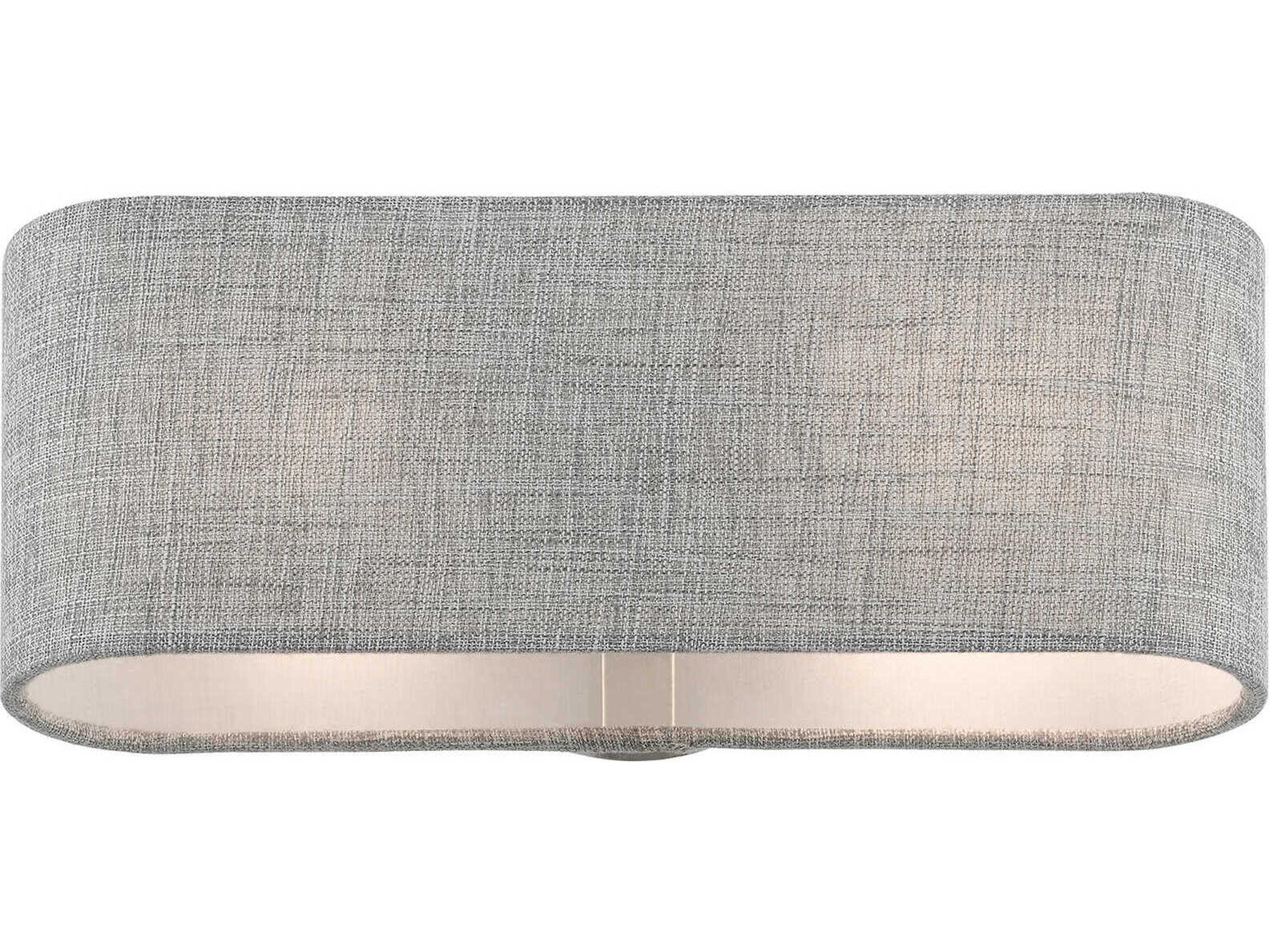 Livex Lighting Dakota 2-Light Brushed Nickel Vanity Light