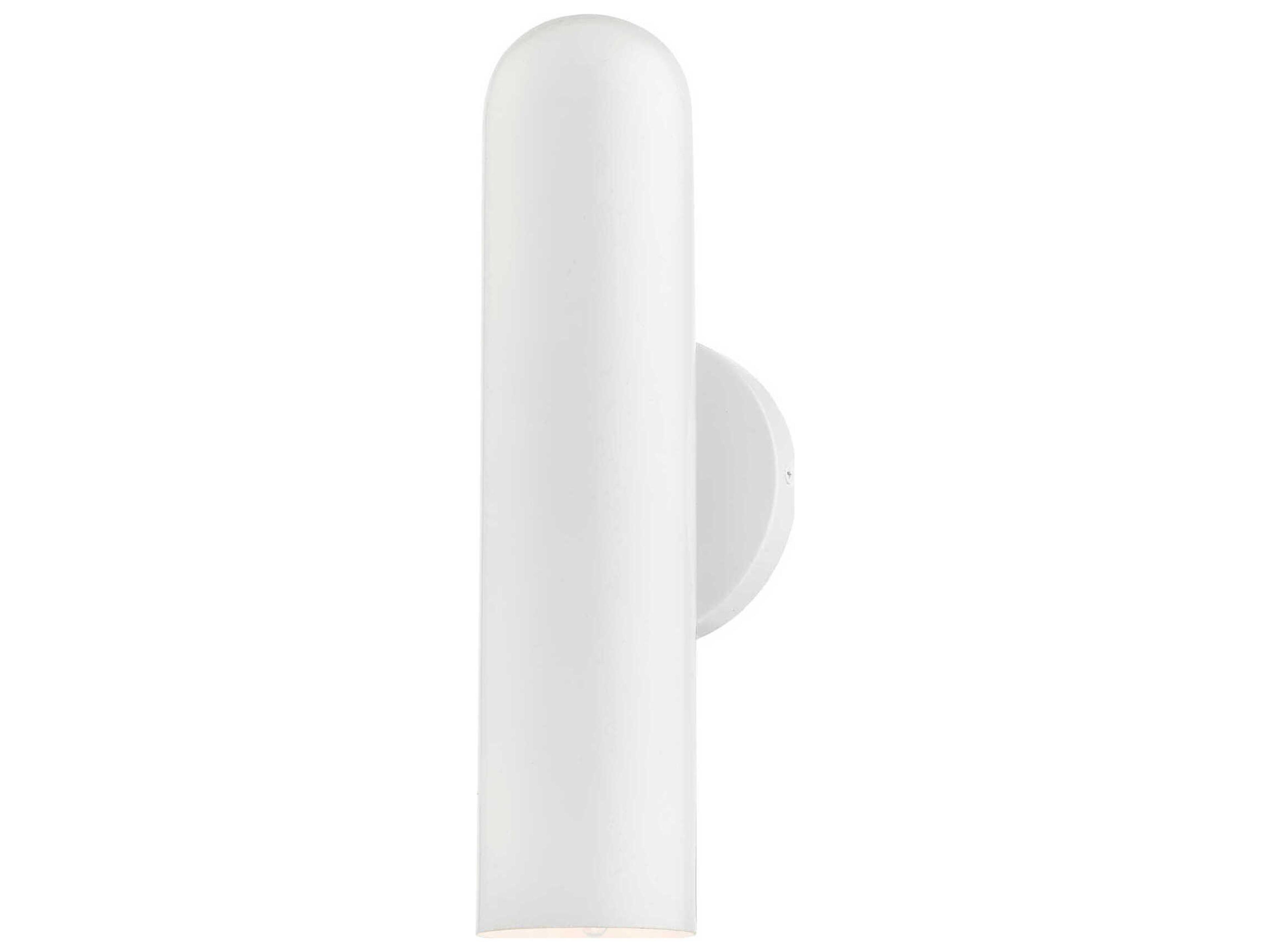 Ardmore 1-Light Shiny White Wall Sconce