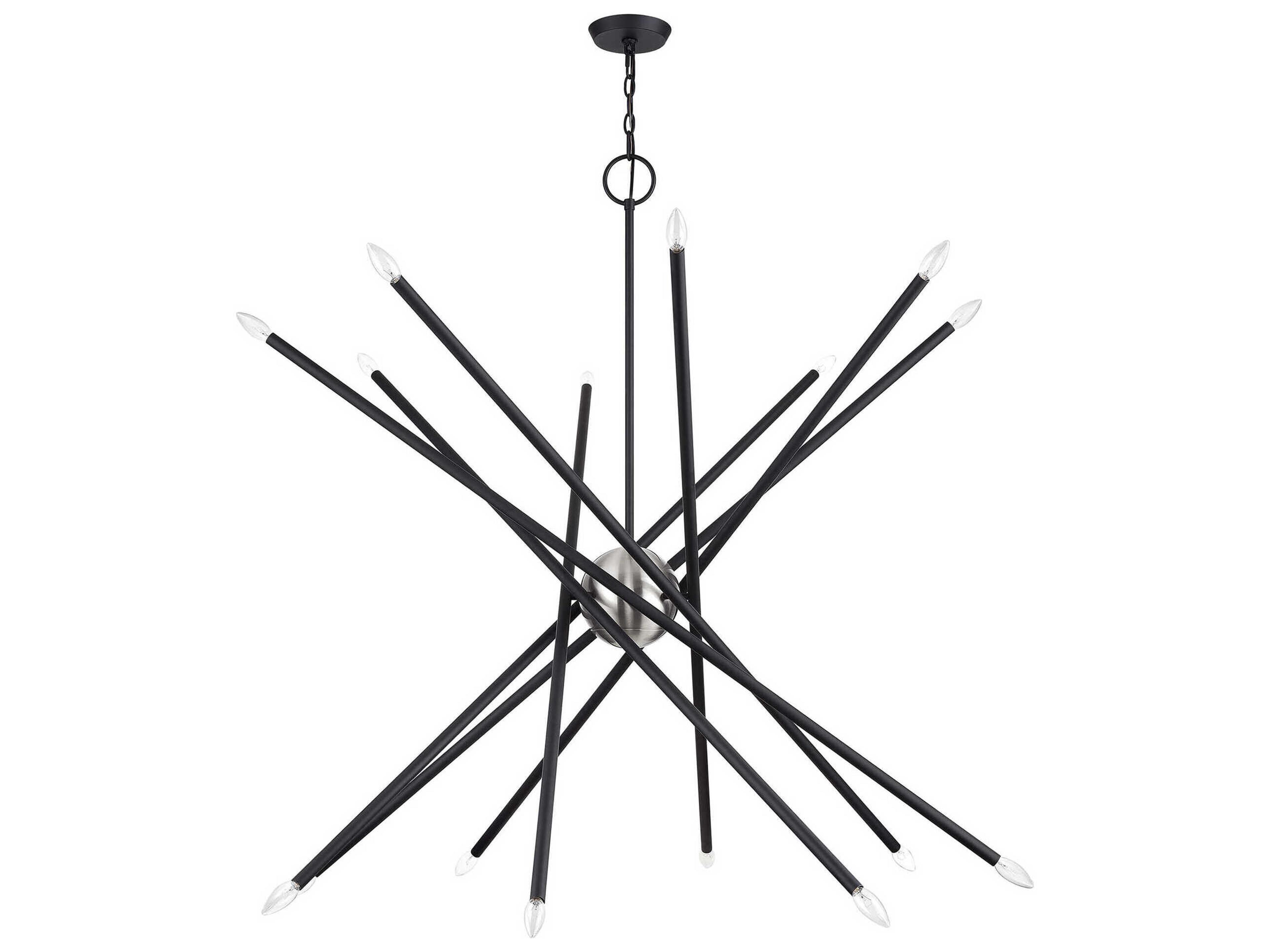 Livex Lighting Soho 16-Light Black Chandelier