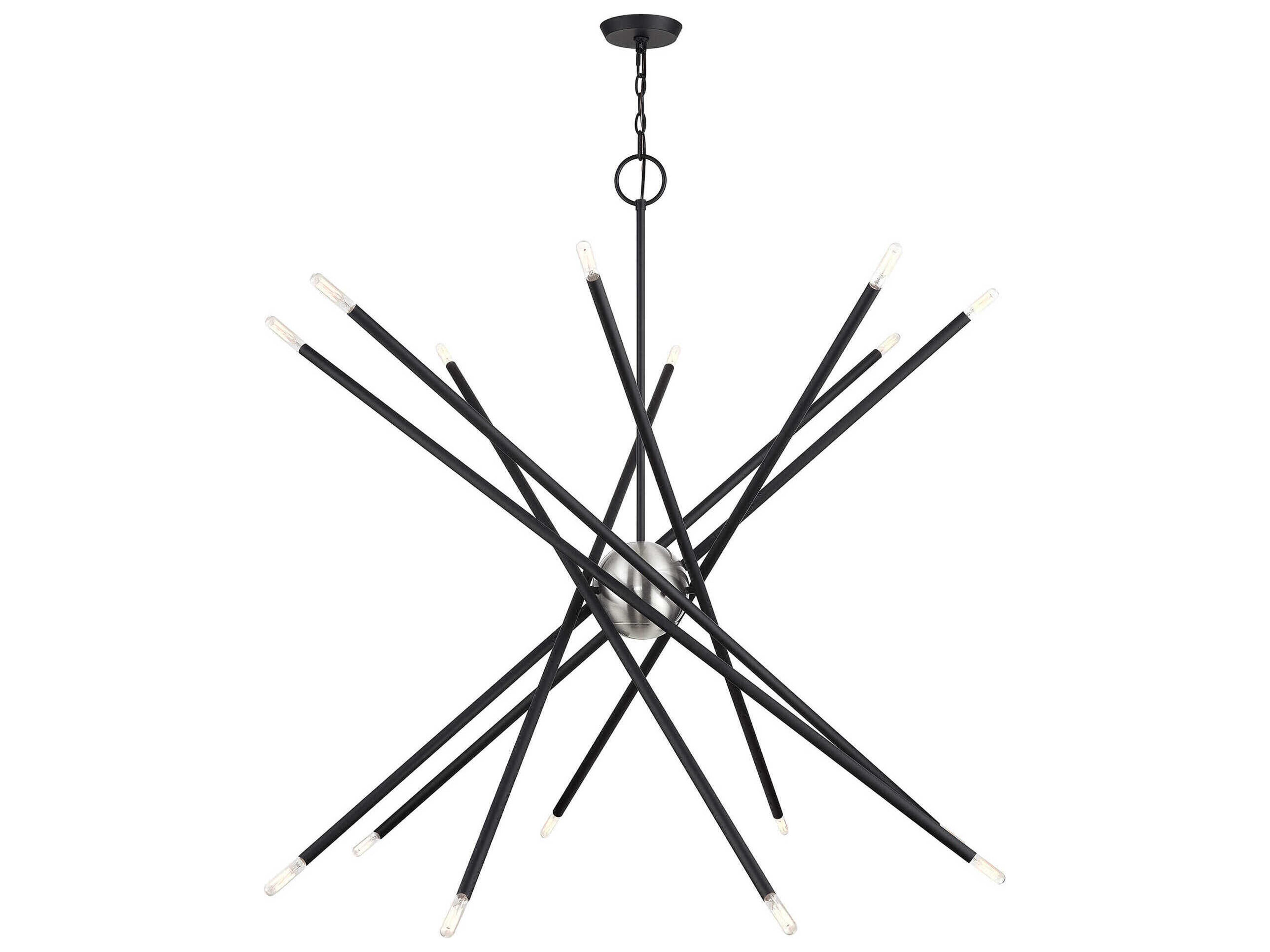Livex Lighting Soho 16-Light Black Chandelier