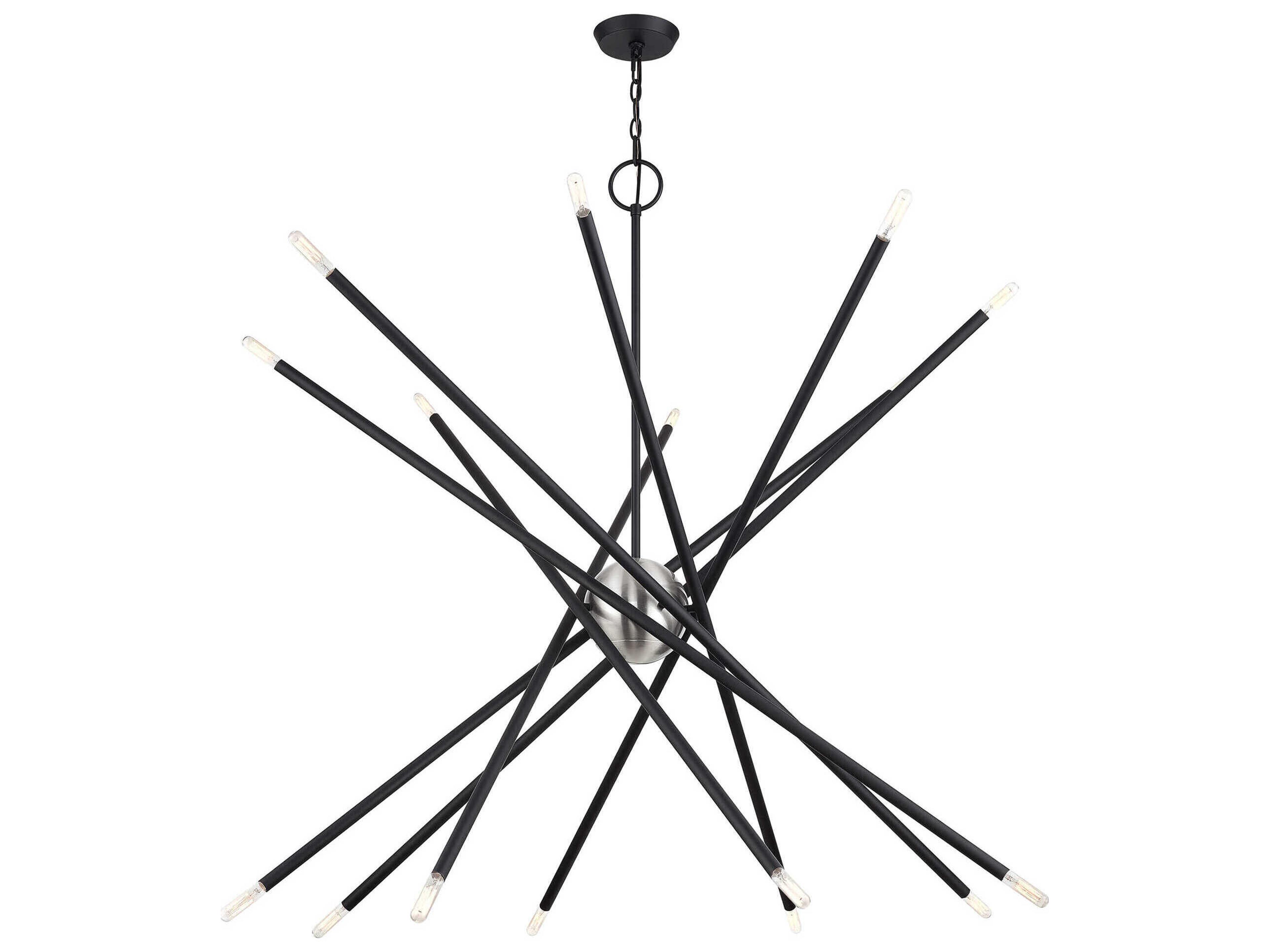 Livex Lighting Soho 16-Light Black Chandelier