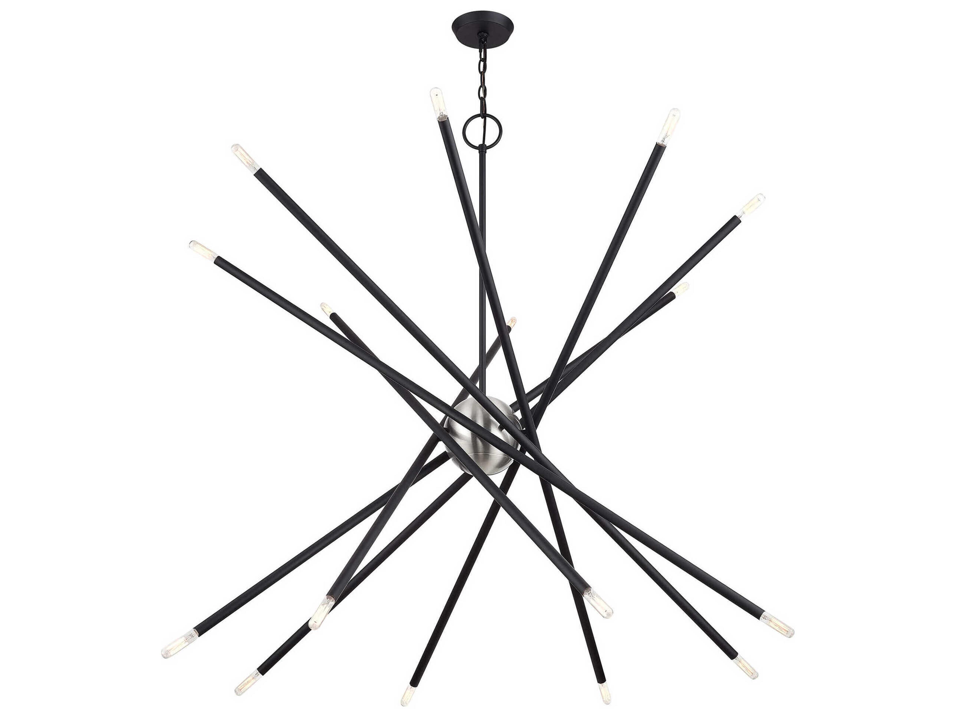 Livex Lighting Soho 16-Light Black Chandelier