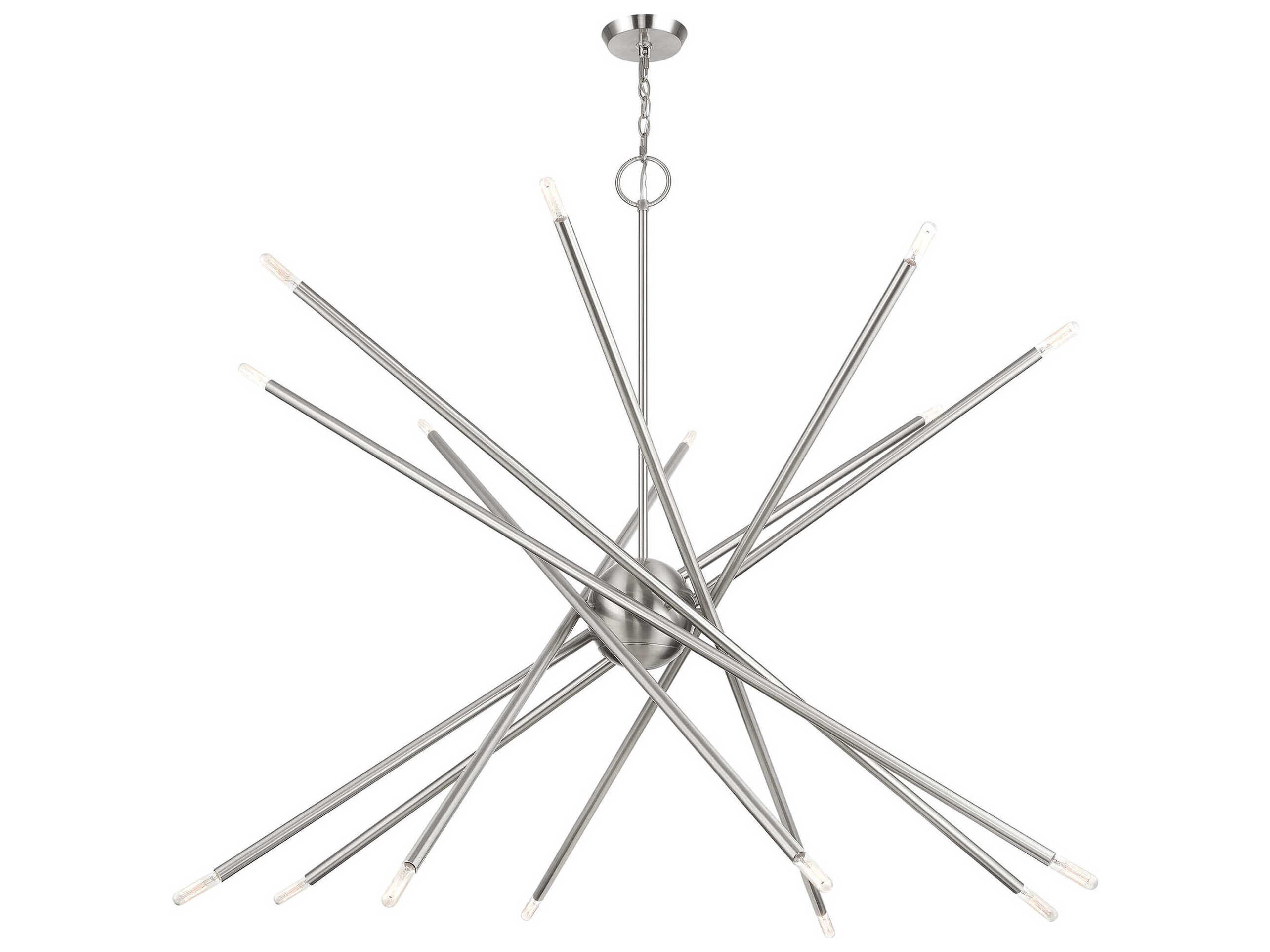 Livex Lighting Soho 16-Light Brushed Nickel Chandelier