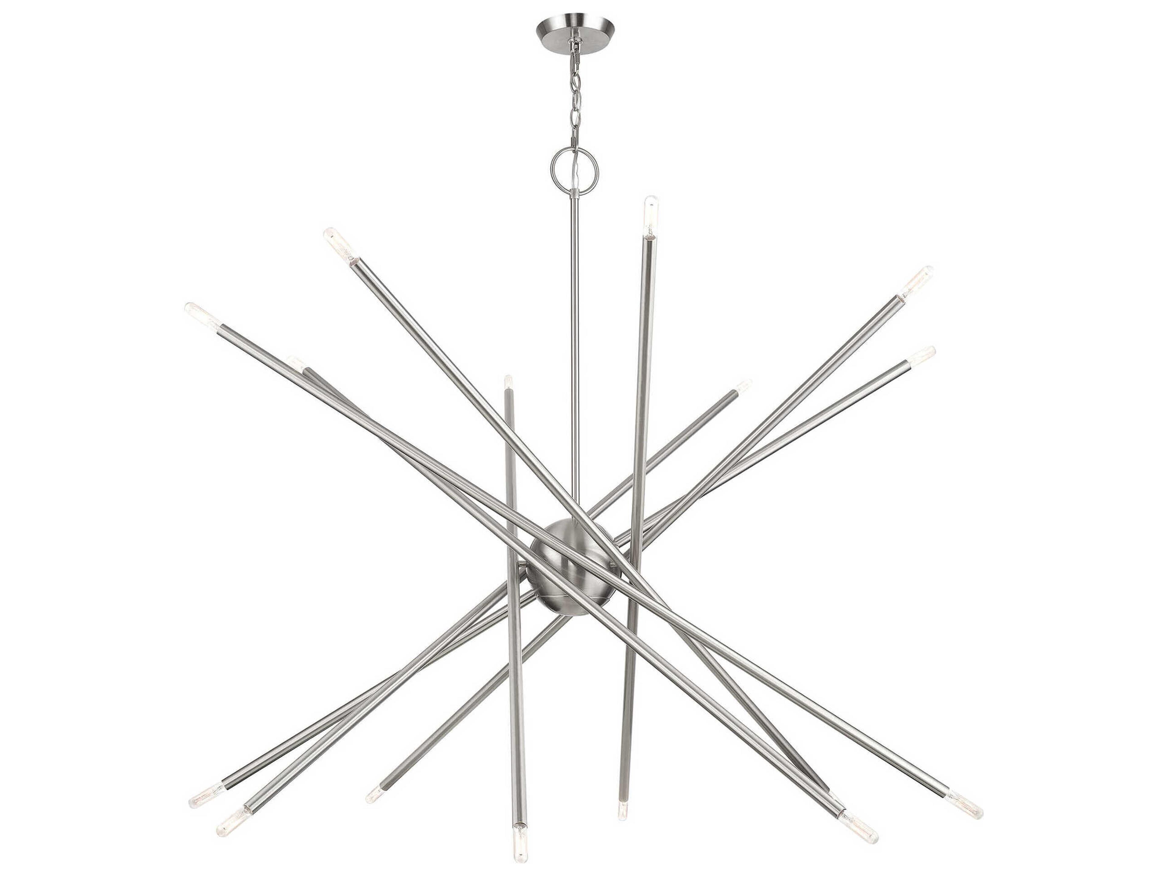 Livex Lighting Soho 16-Light Brushed Nickel Chandelier