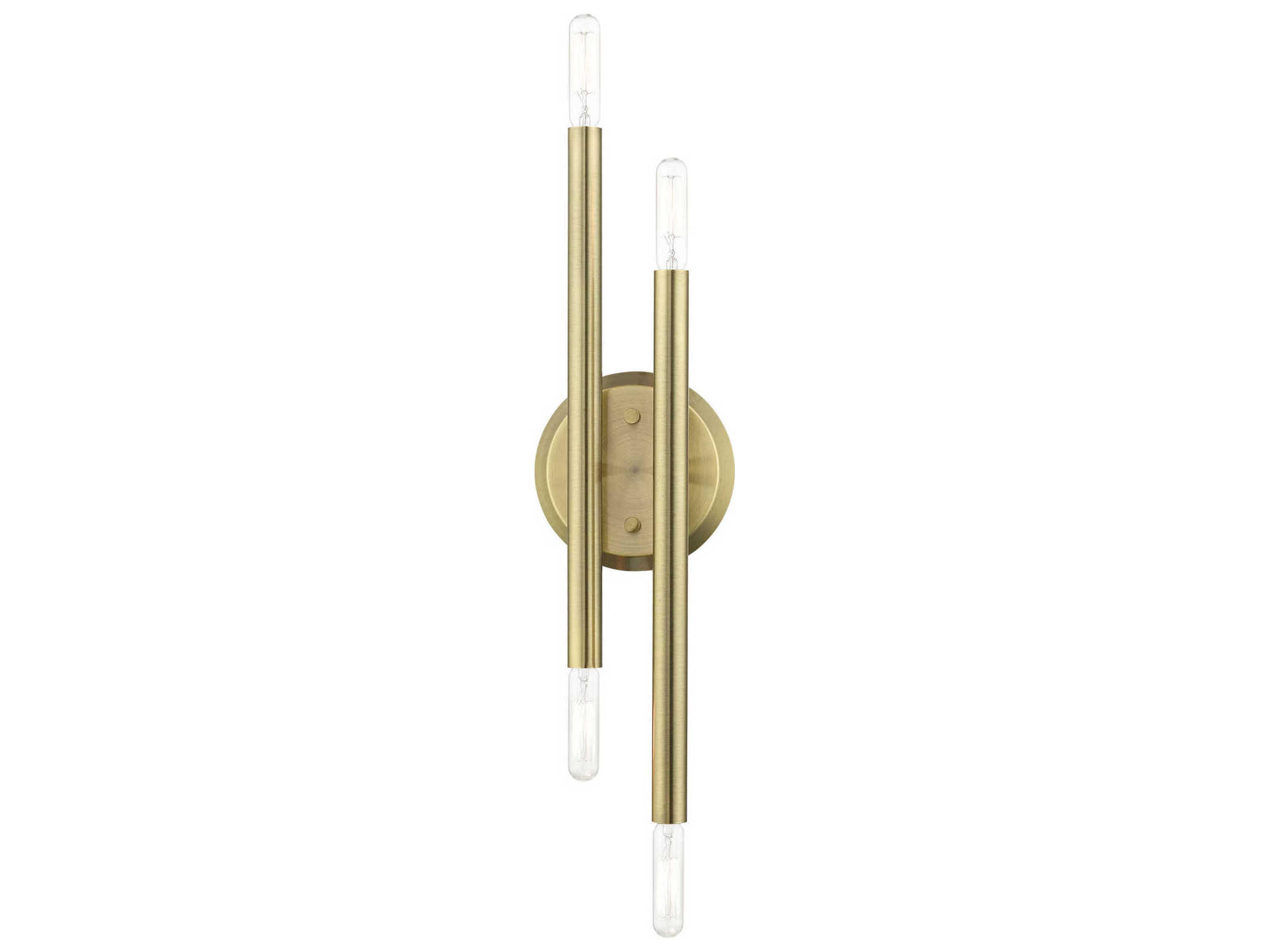 Livex Lighting Soho 4-Light Antique Brass Wall Sconce