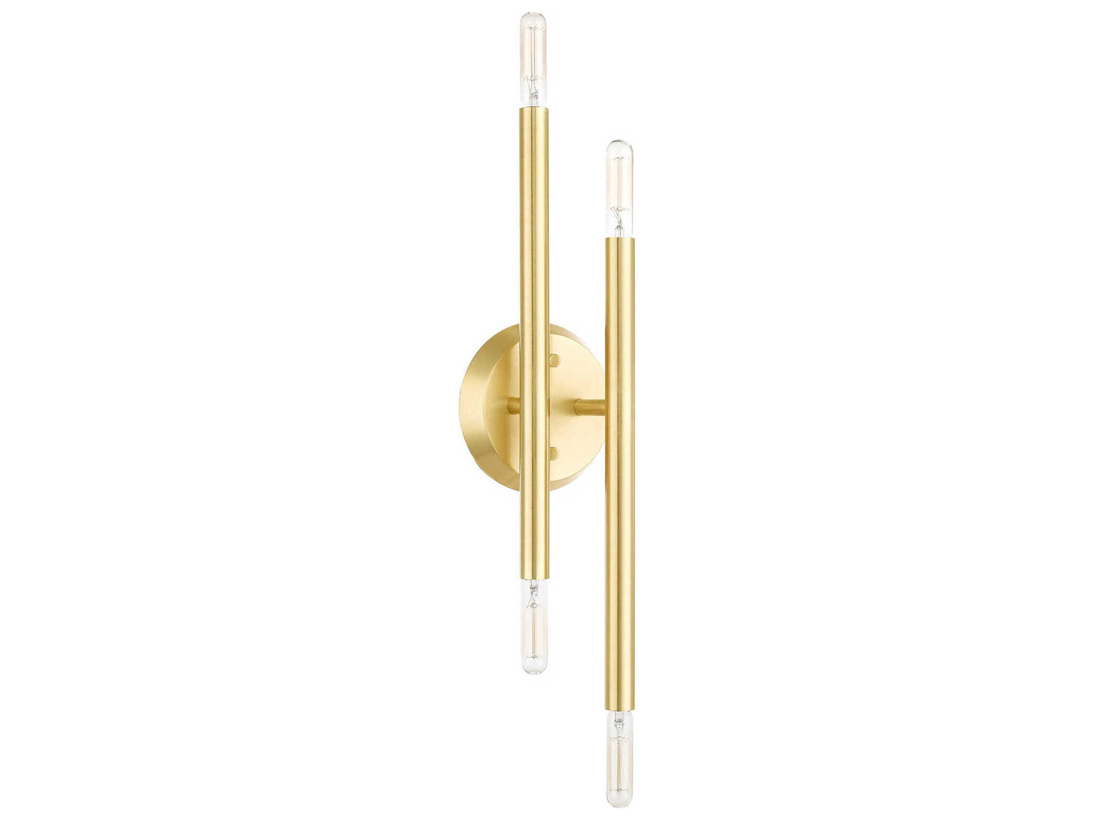 Livex Lighting Soho 4-Light Satin Brass Wall Sconce