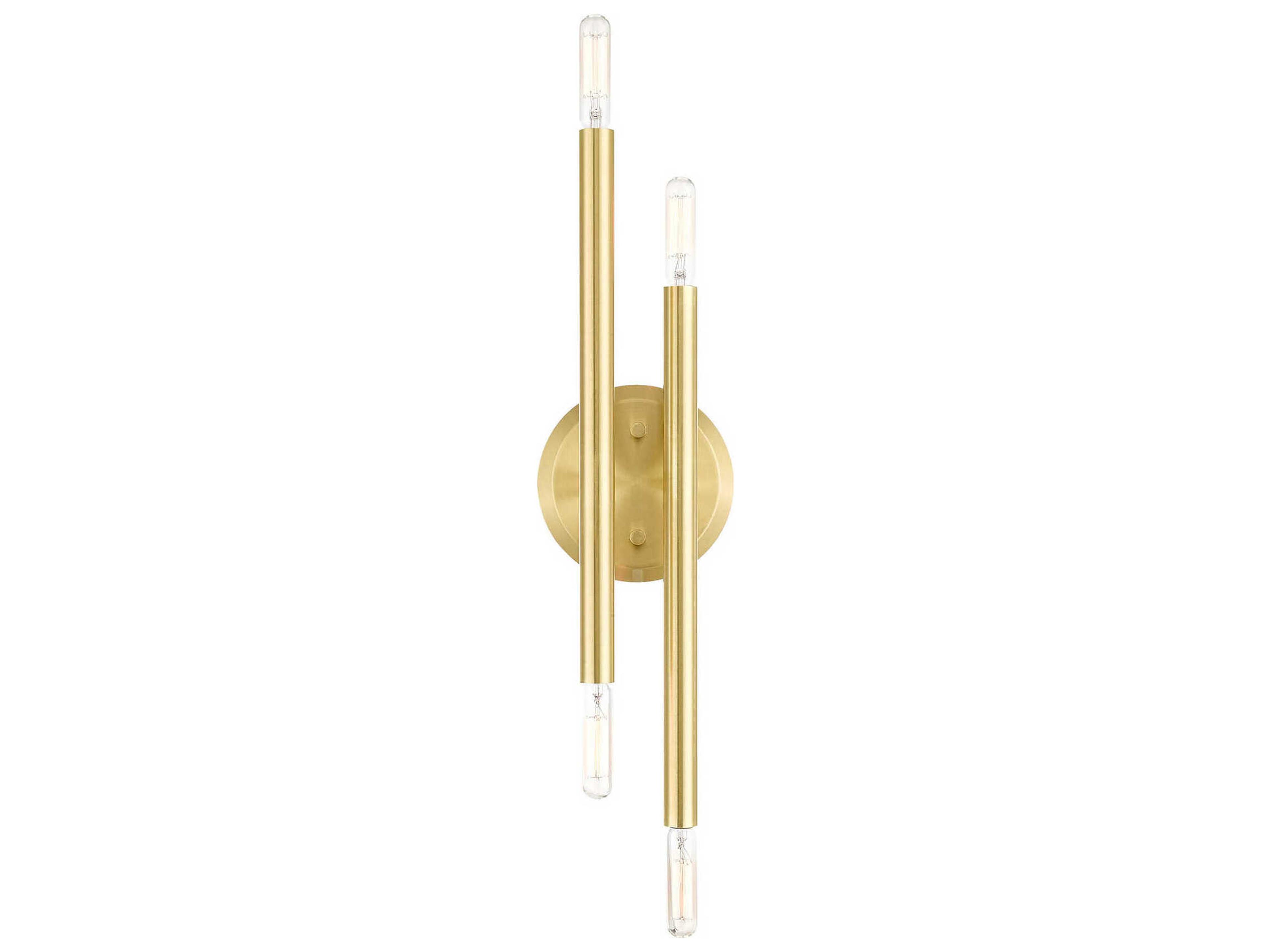 Livex Lighting Soho 4-Light Satin Brass Wall Sconce
