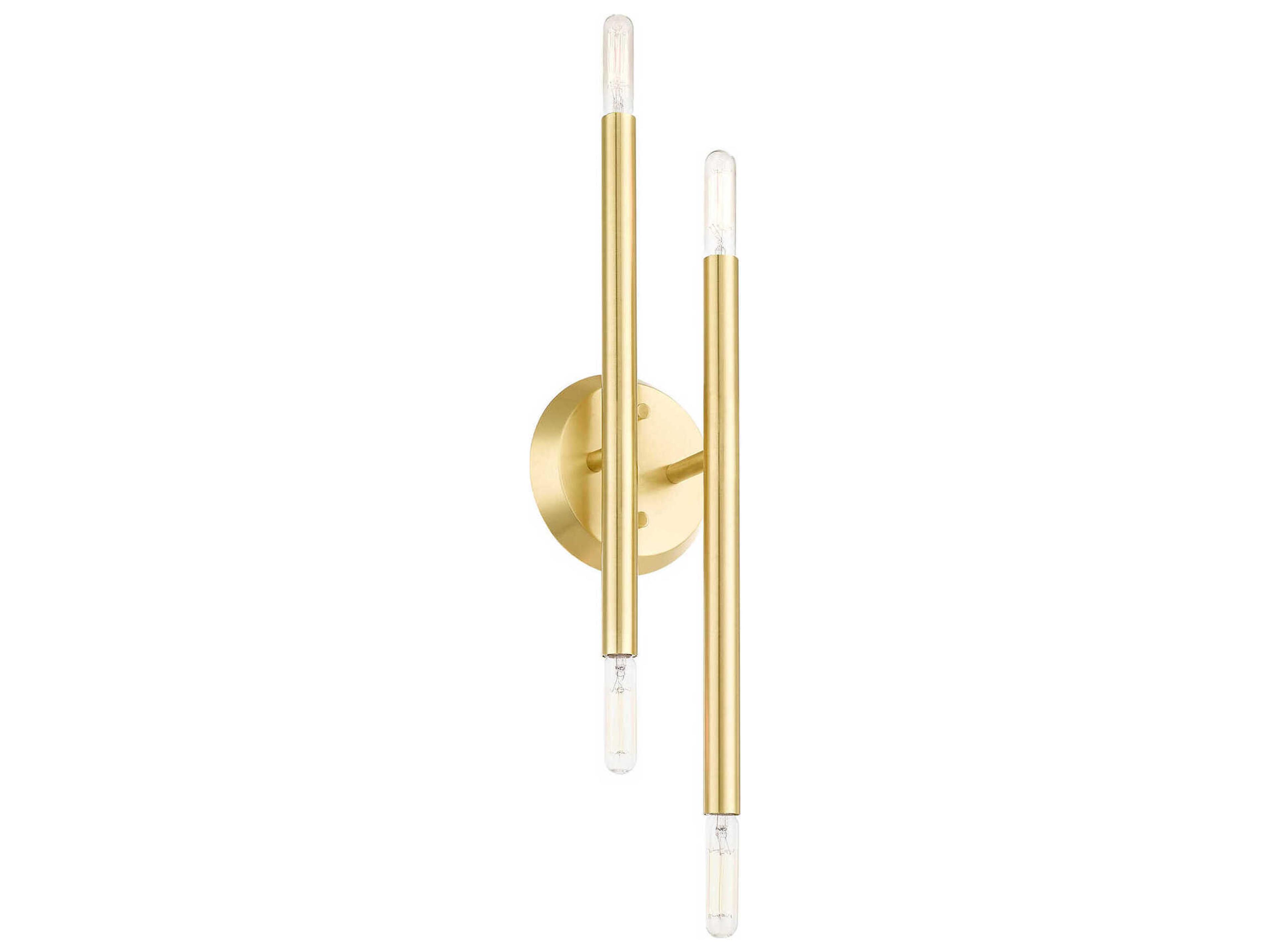 Livex Lighting Soho 4-Light Satin Brass Wall Sconce