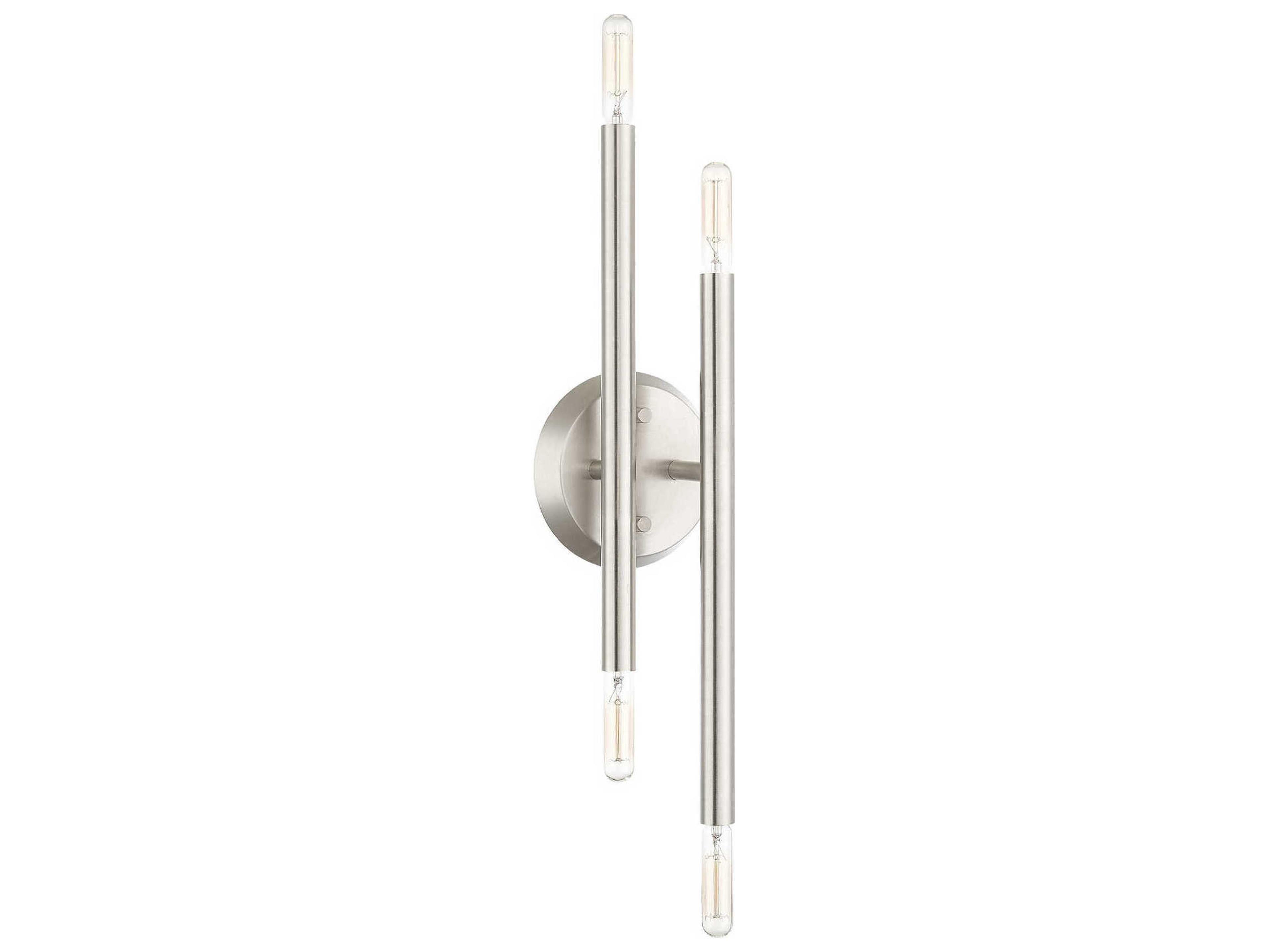 Livex Lighting Soho 4-Light Brushed Nickel Wall Sconce