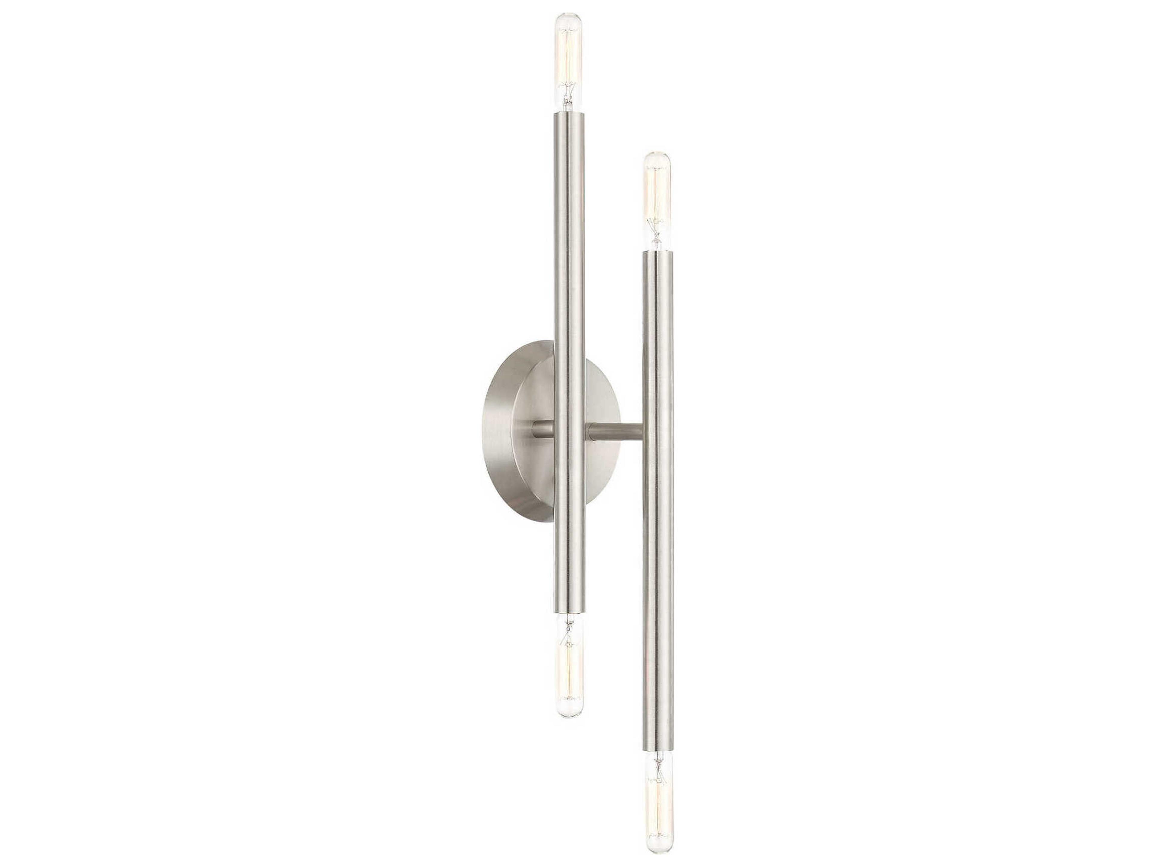 Livex Lighting Soho 4-Light Brushed Nickel Wall Sconce