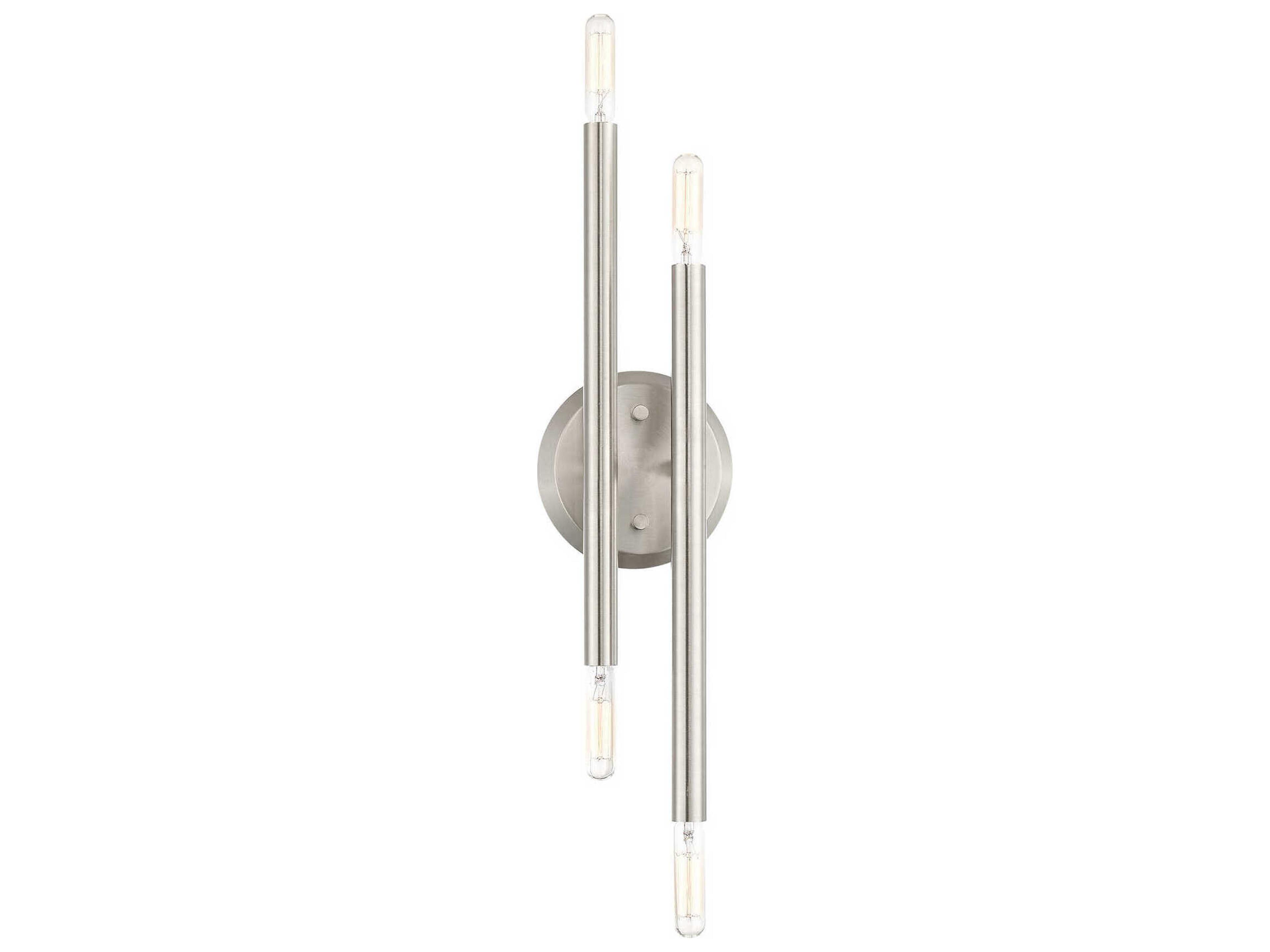 Livex Lighting Soho 4-Light Brushed Nickel Wall Sconce