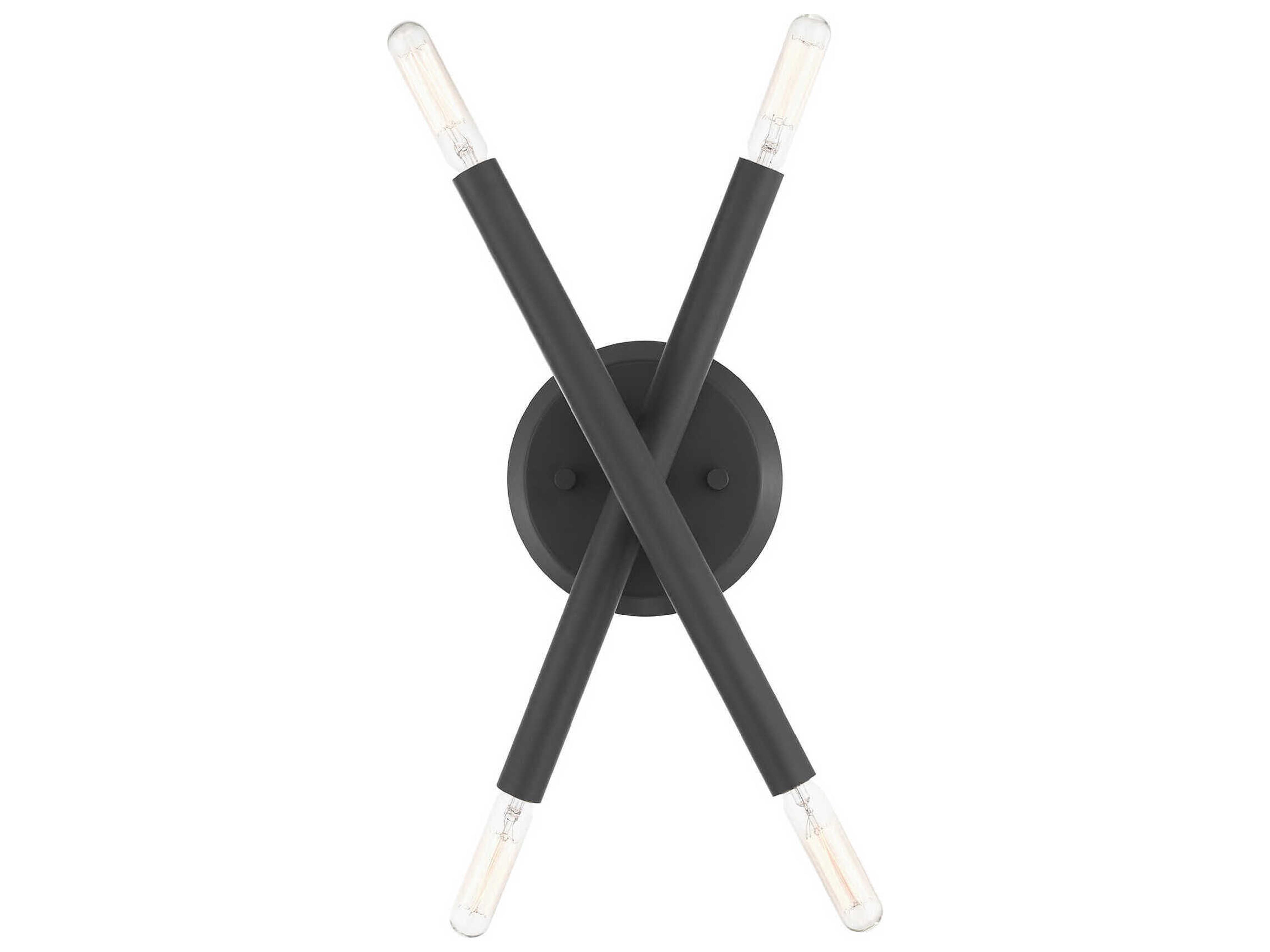 Soho 4-Light Scandinavian Gray Wall Sconce