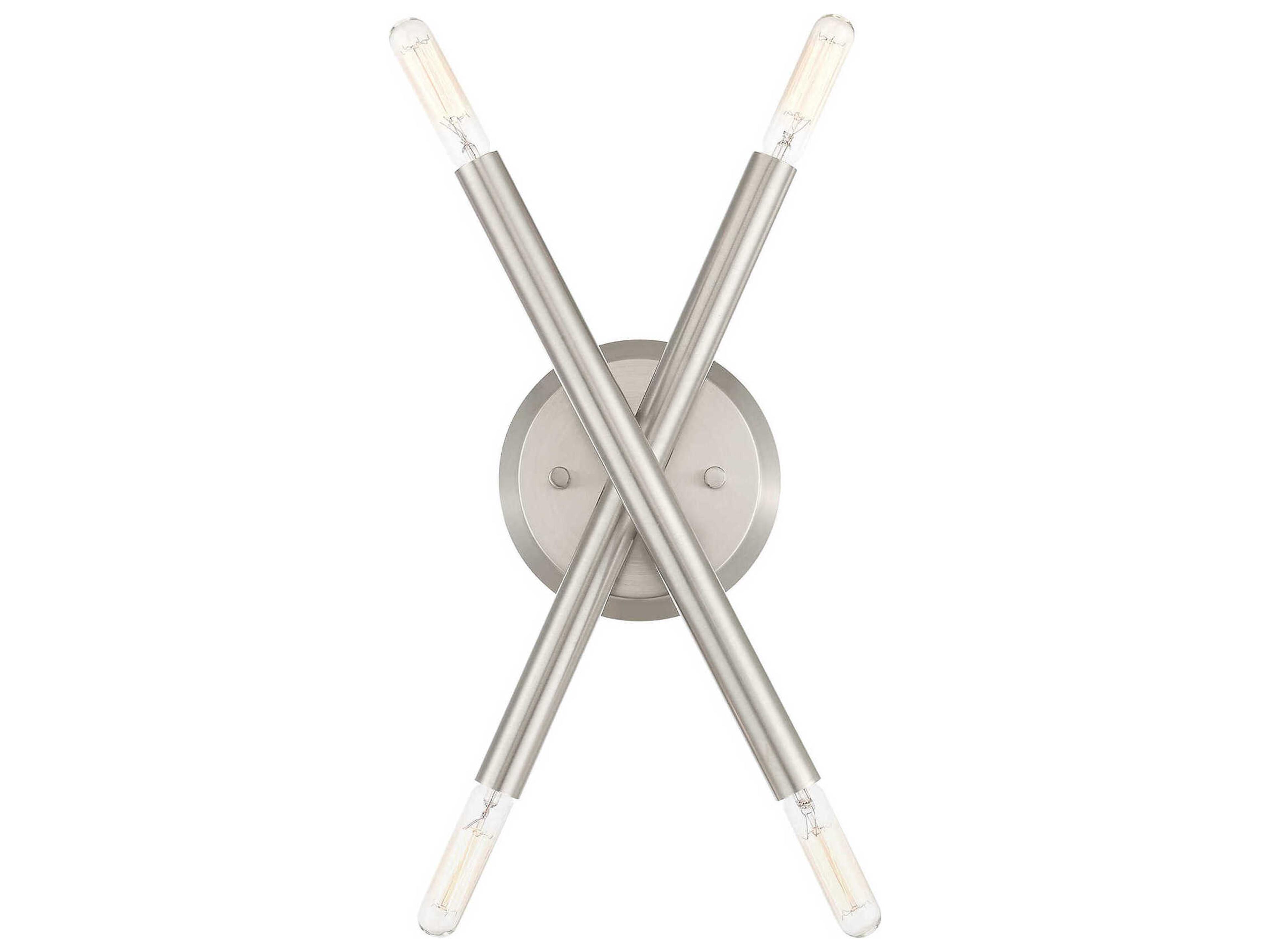 Soho 4-Light Brushed Nickel Wall Sconce