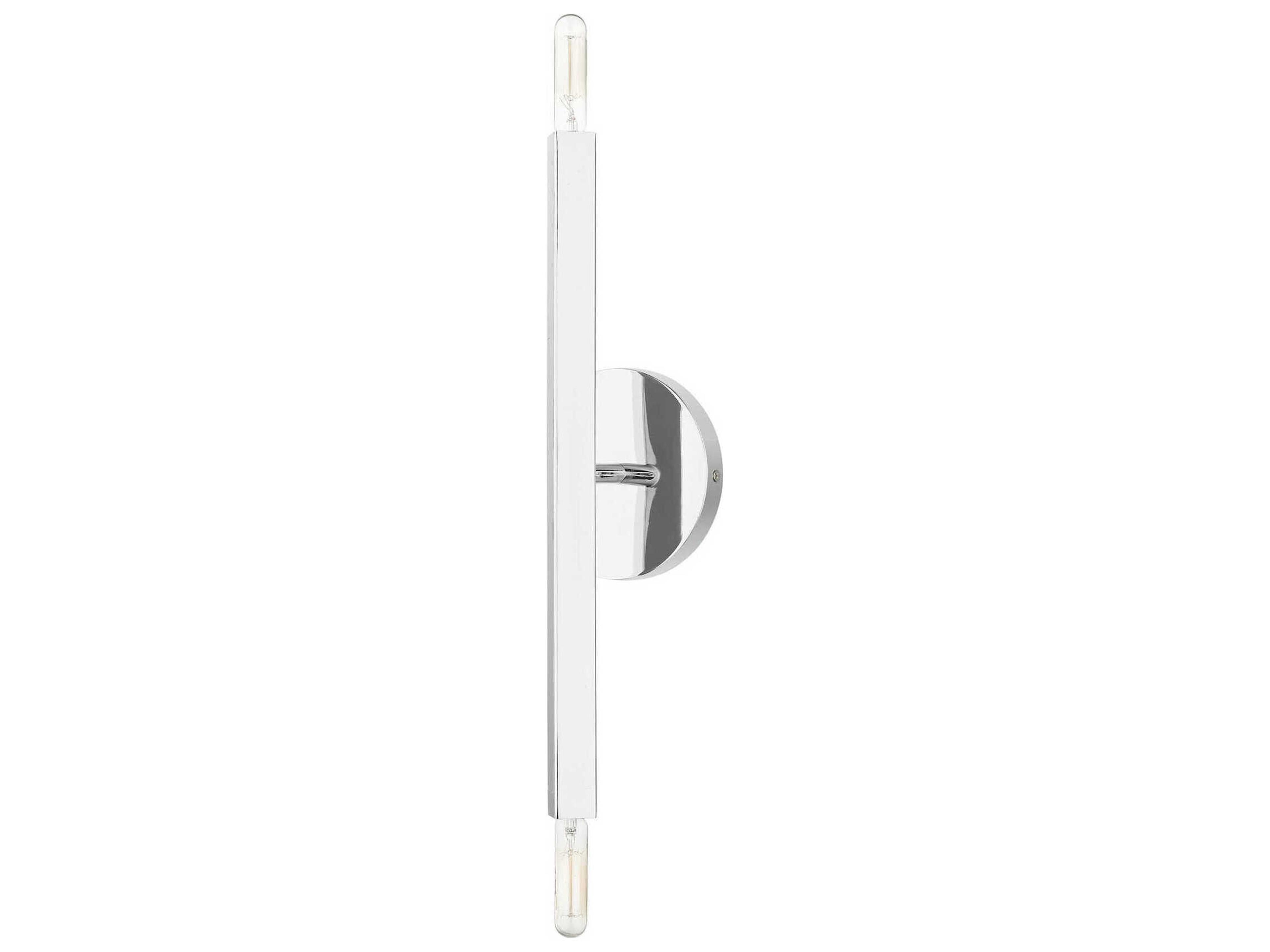 Livex Lighting Monaco 2-Light Polished Chrome Wall Sconce