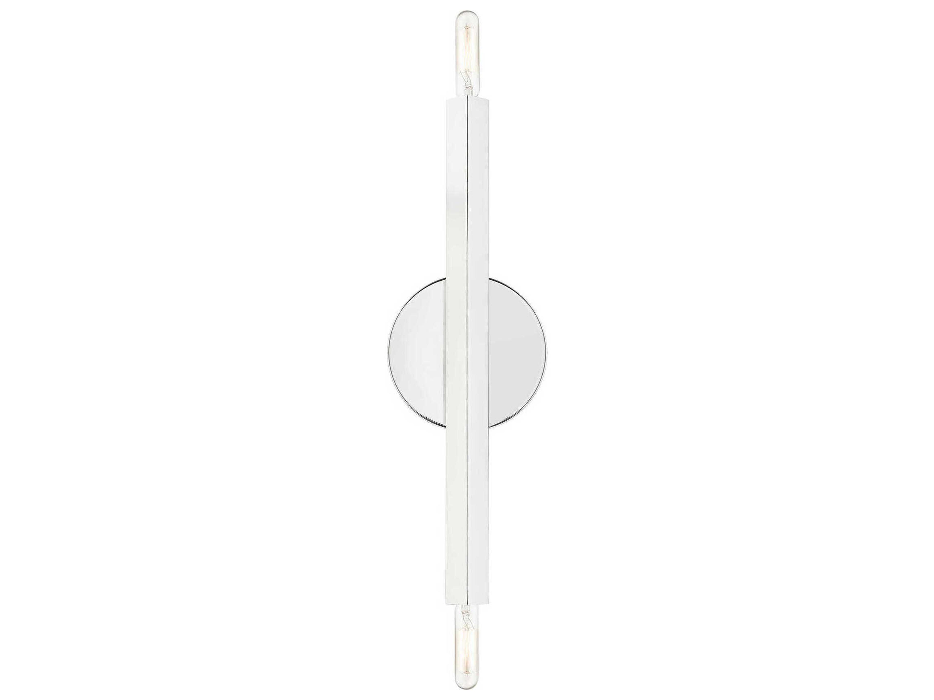 Livex Lighting Monaco 2-Light Polished Chrome Wall Sconce