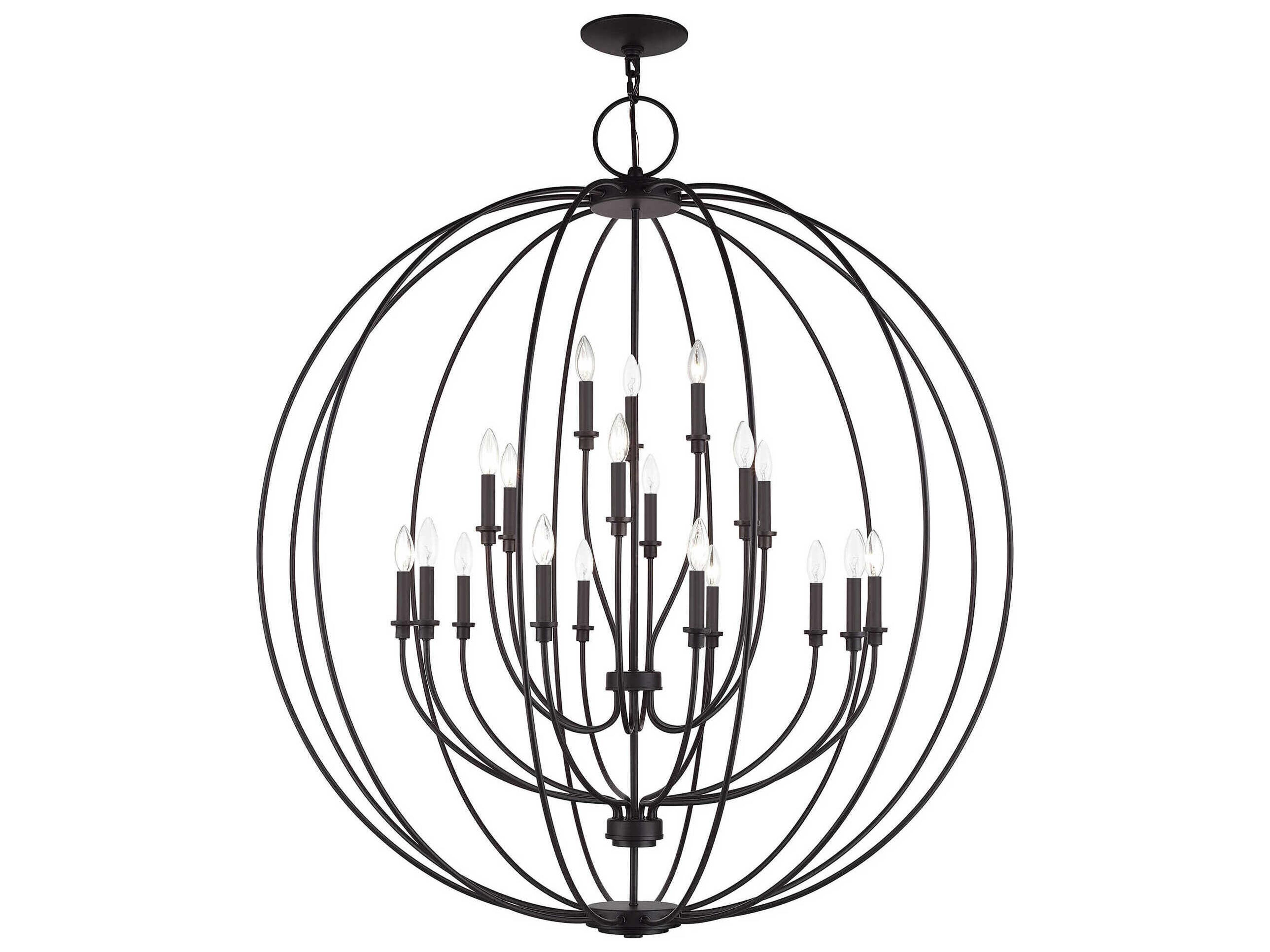 Milania 19-Light Bronze Chandelier