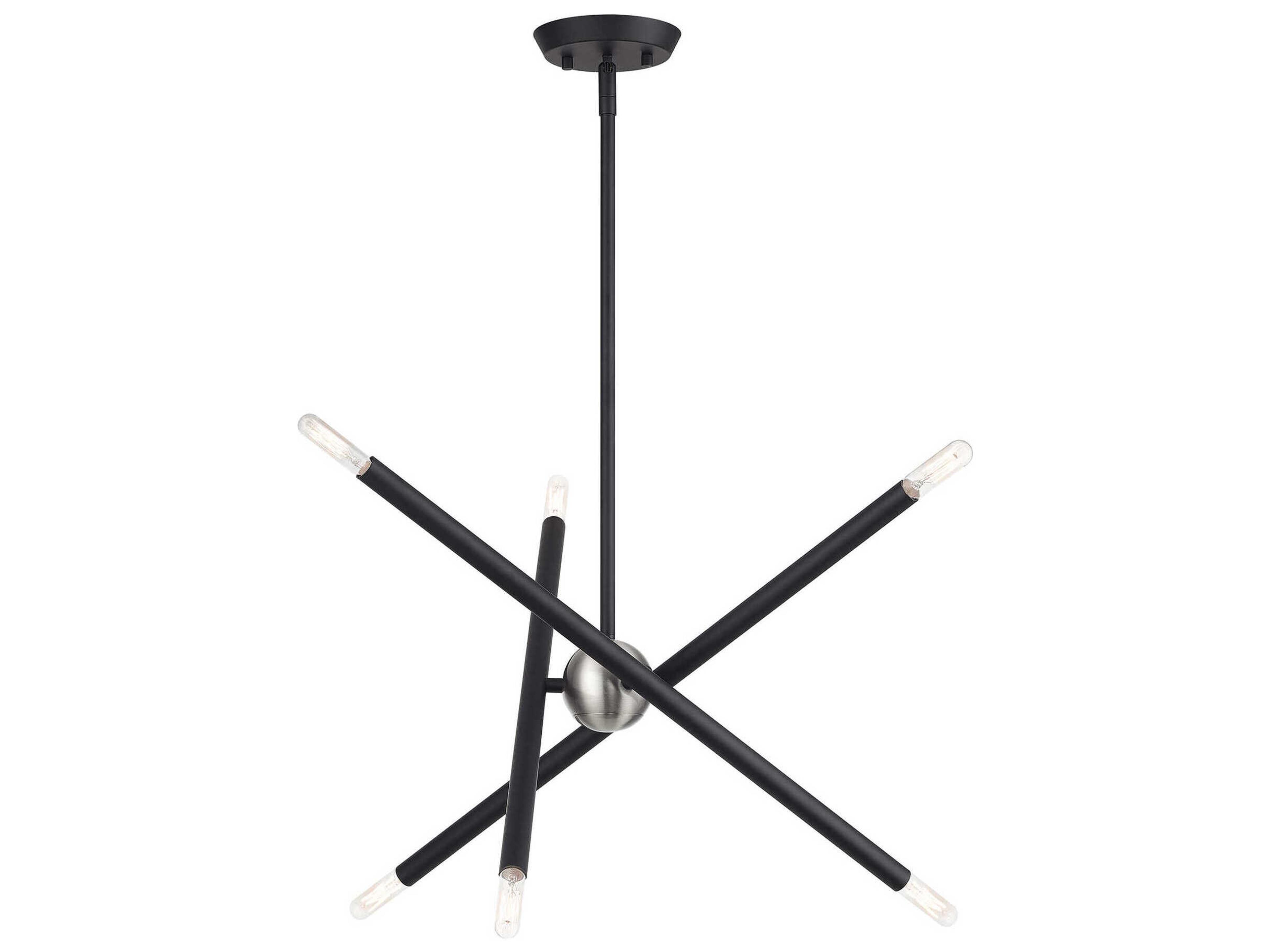 Soho 6-Light Black Chandelier