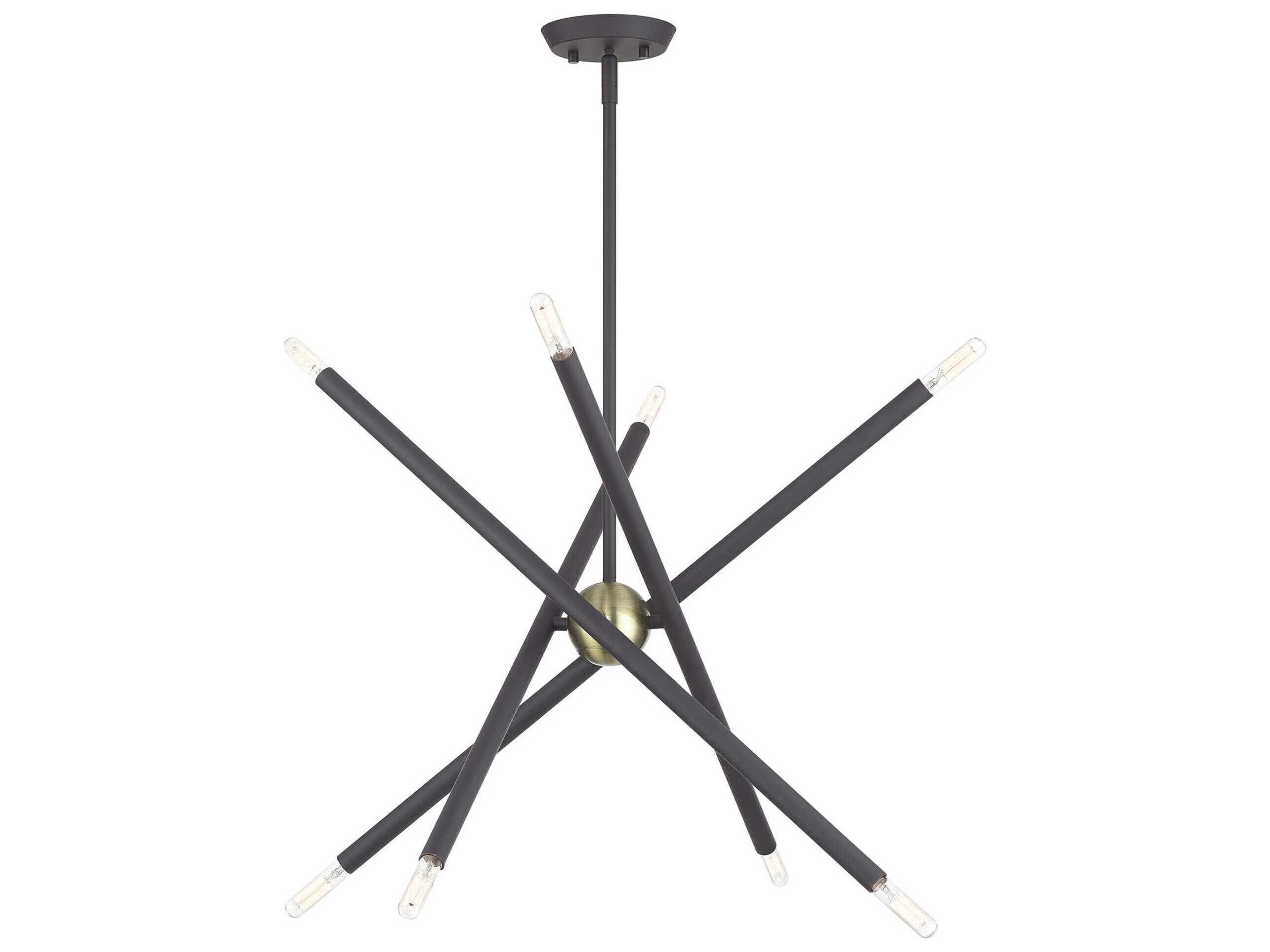 Soho 8-Light Bronze Antique Brass Chandelier