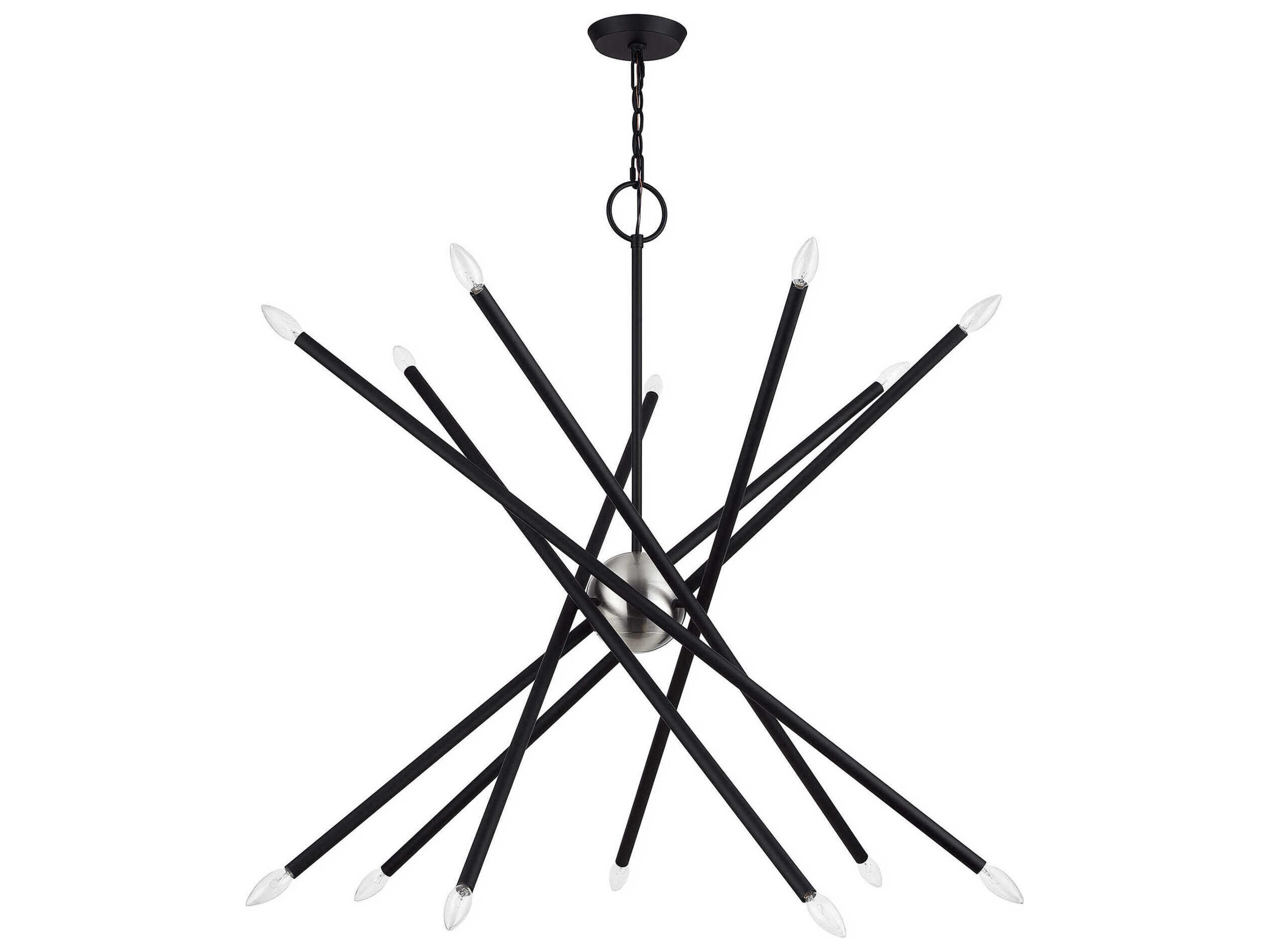 Livex Lighting Soho 14-Light Black Chandelier