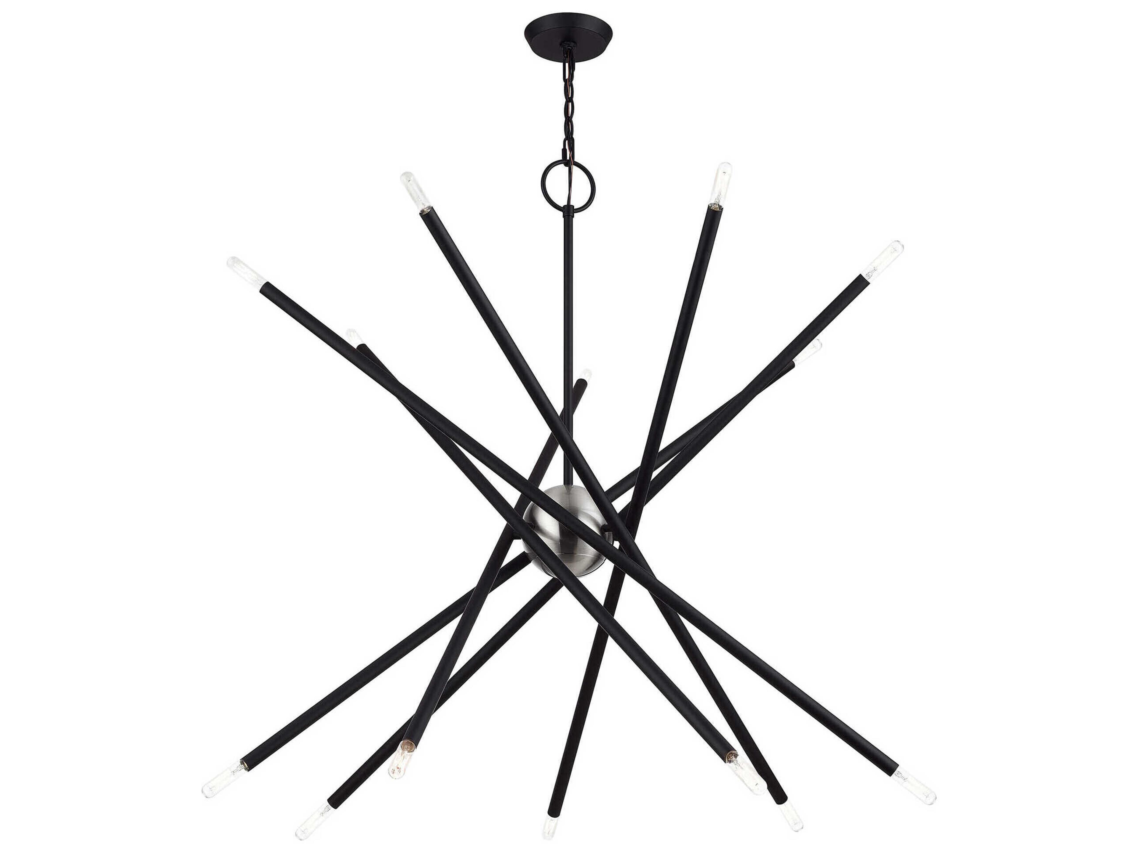 Livex Lighting Soho 14-Light Black Chandelier