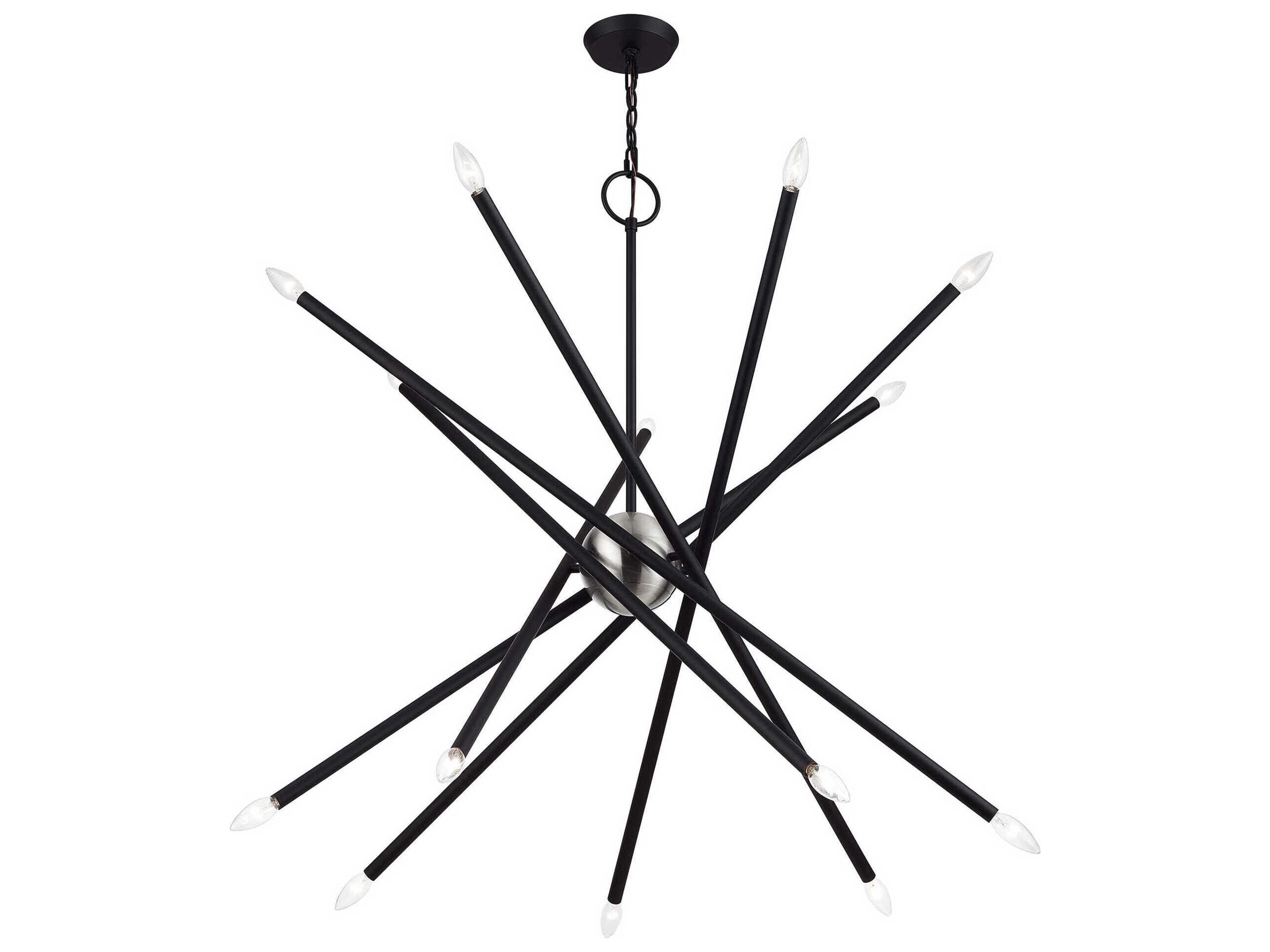 Livex Lighting Soho 14-Light Black Chandelier