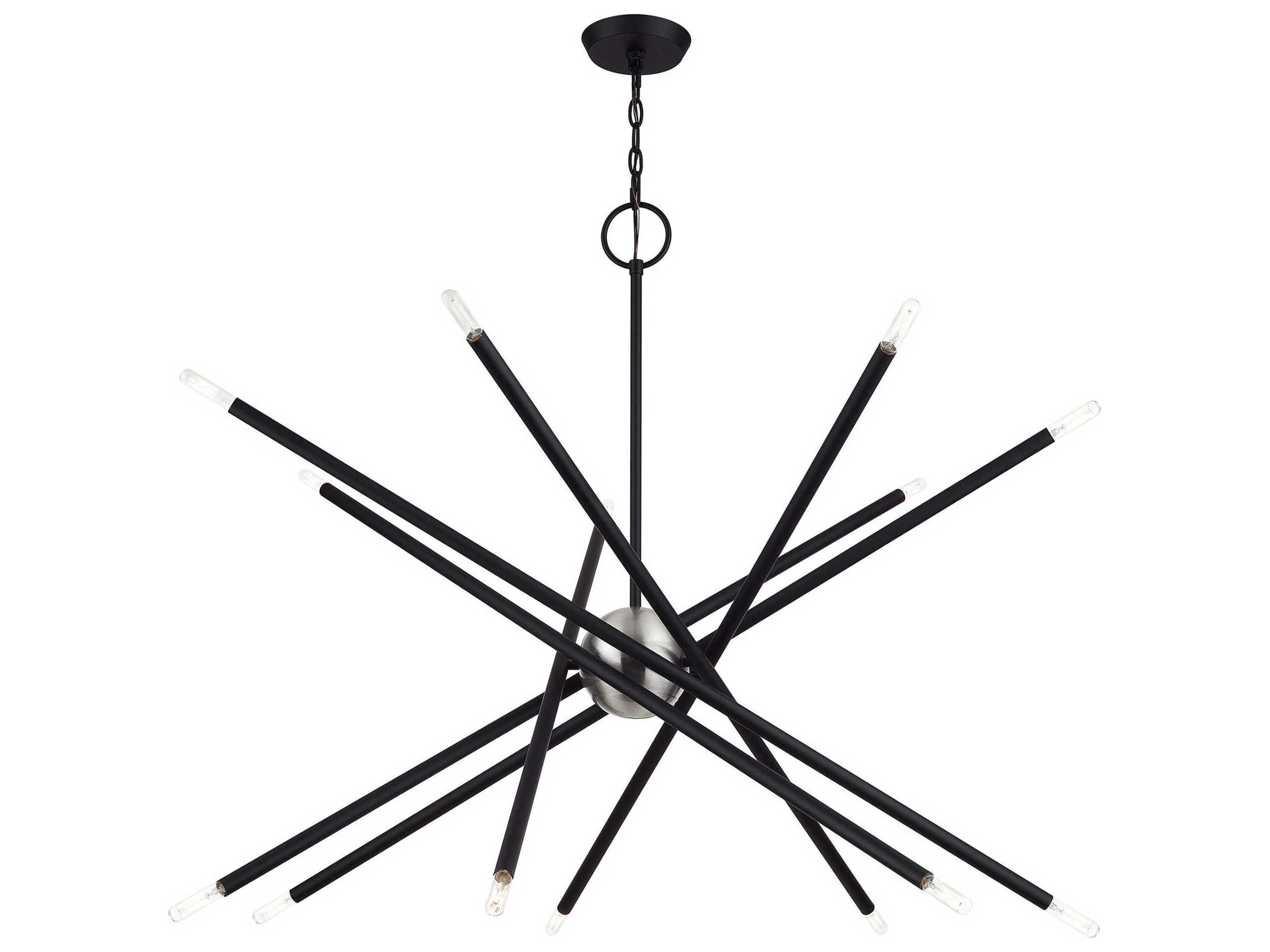 Livex Lighting Soho 14-Light Black Chandelier