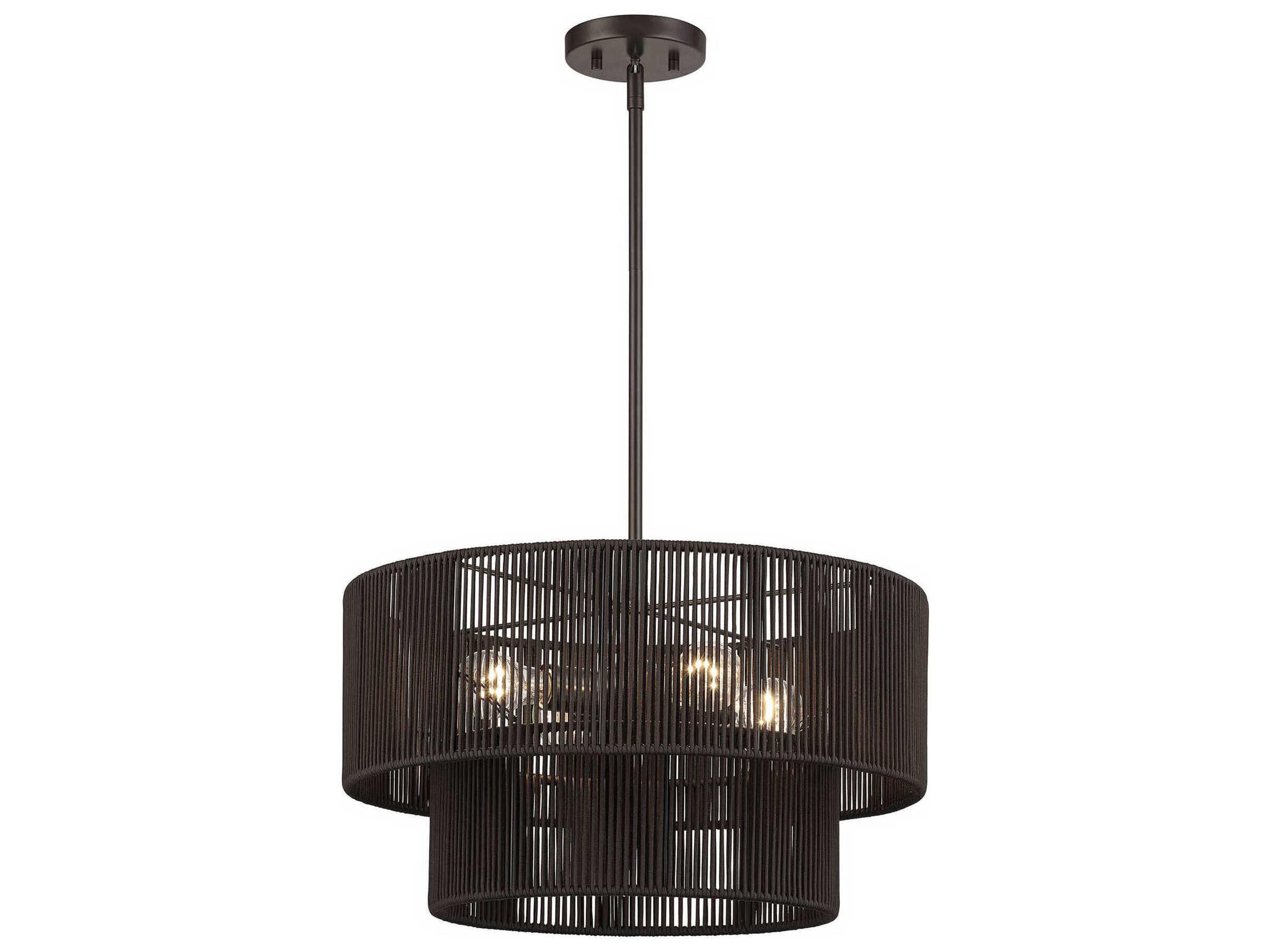 Livex Lighting Acordia 4-Light English Bronze Round Pendant