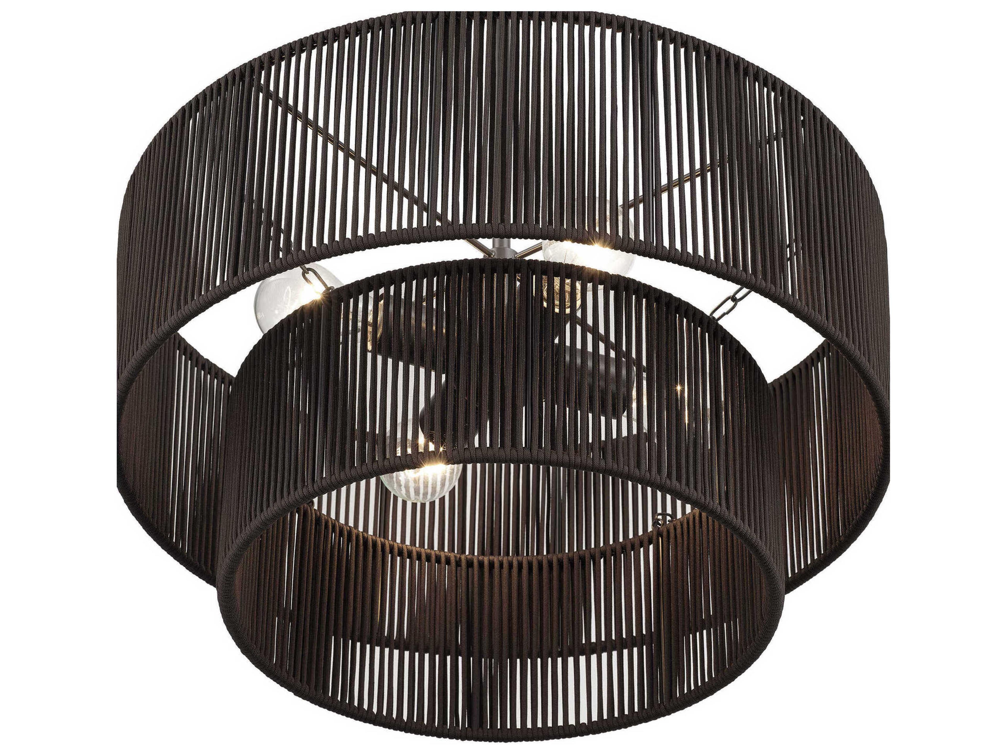 Livex Lighting Acordia 4-Light English Bronze Round Pendant