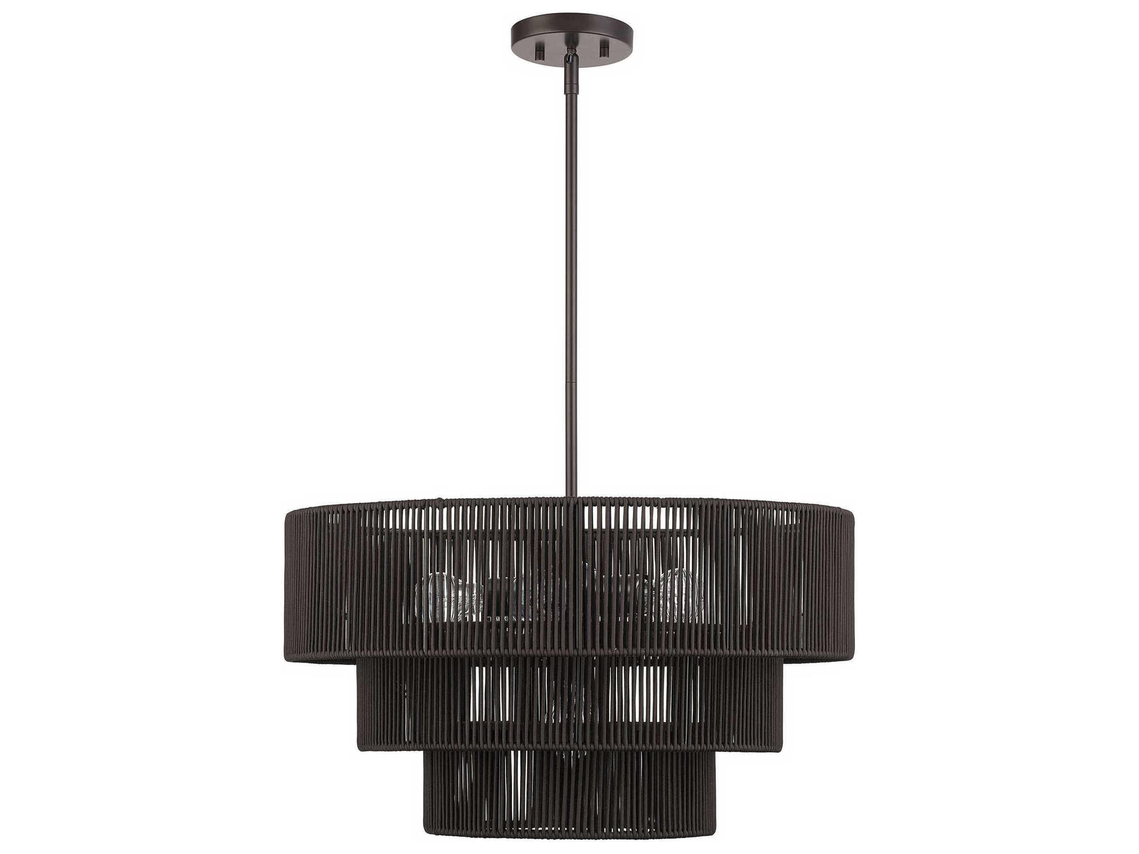 Acordia 6-Light English Bronze Pendant
