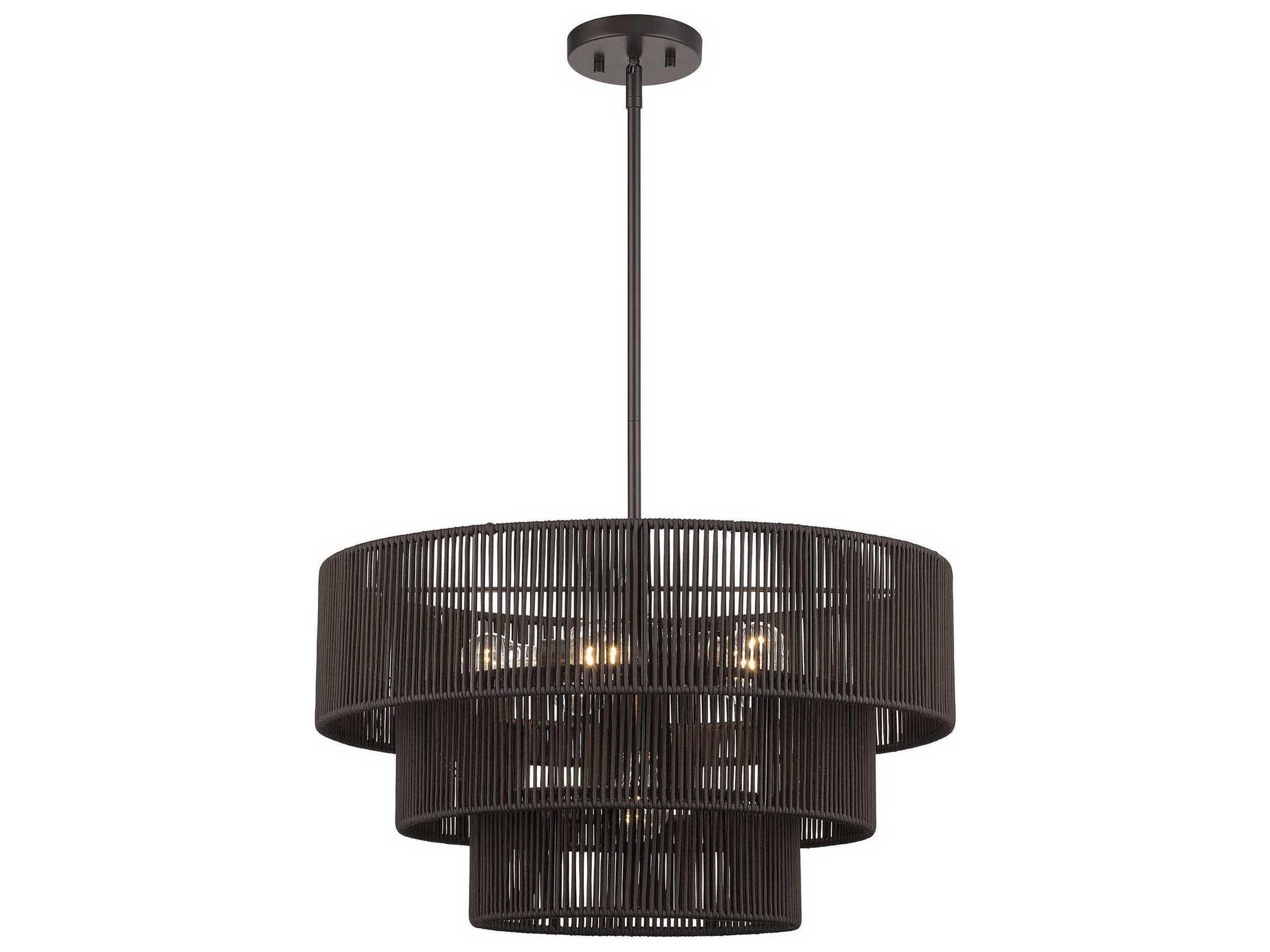 Livex Lighting Acordia 6-Light English Bronze Pendant