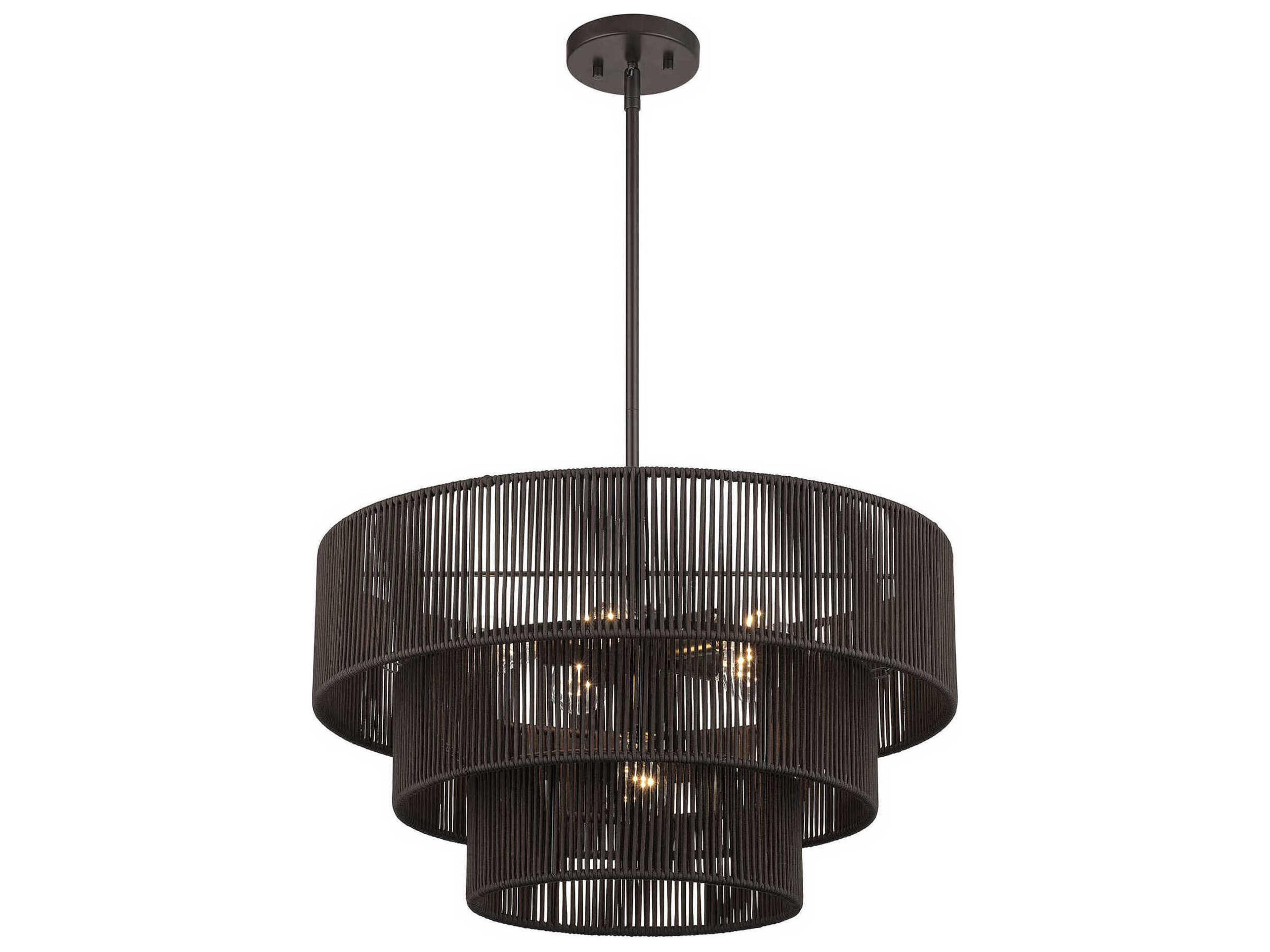 Livex Lighting Acordia 6-Light English Bronze Pendant