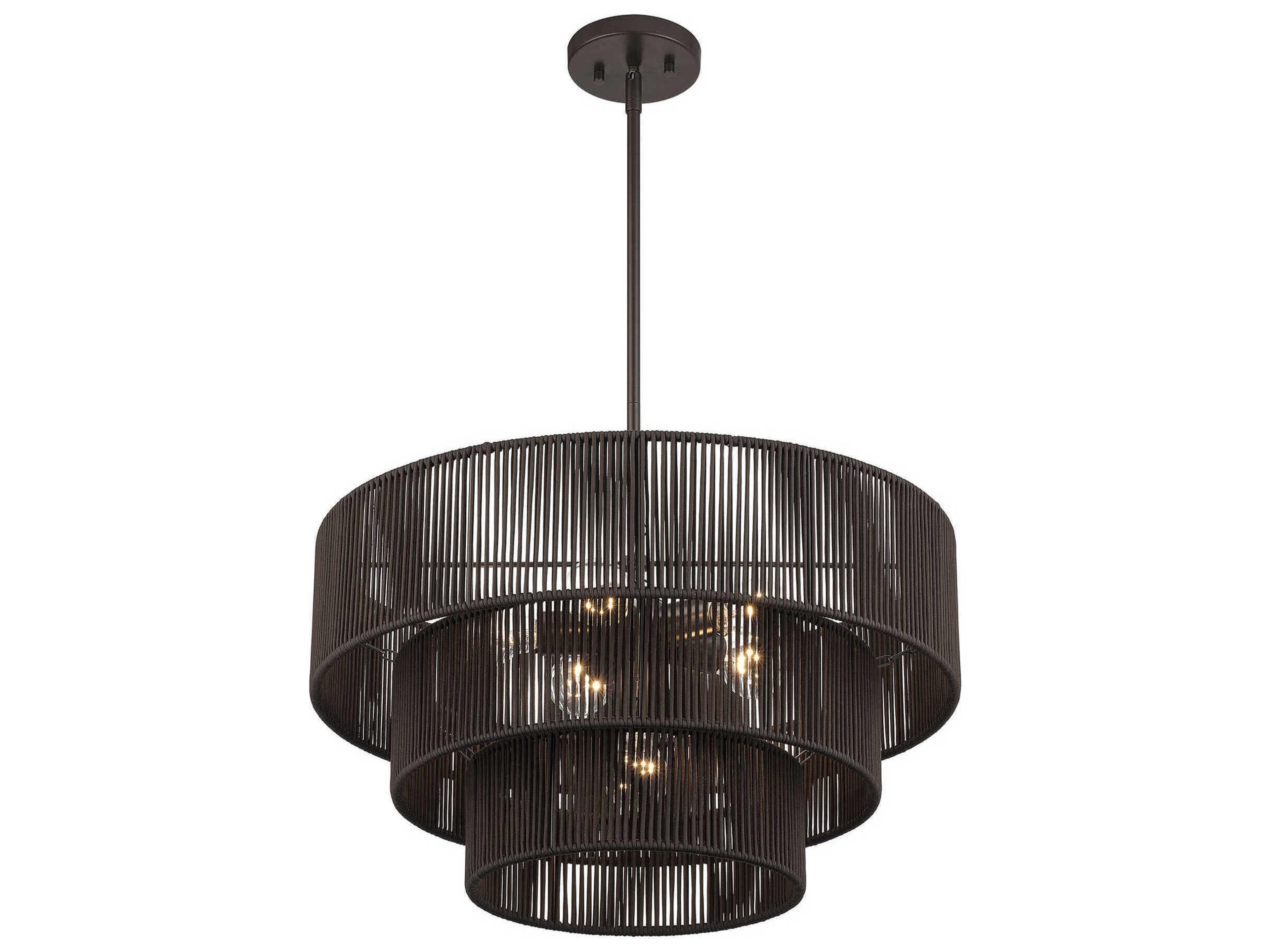 Livex Lighting Acordia 6-Light English Bronze Pendant