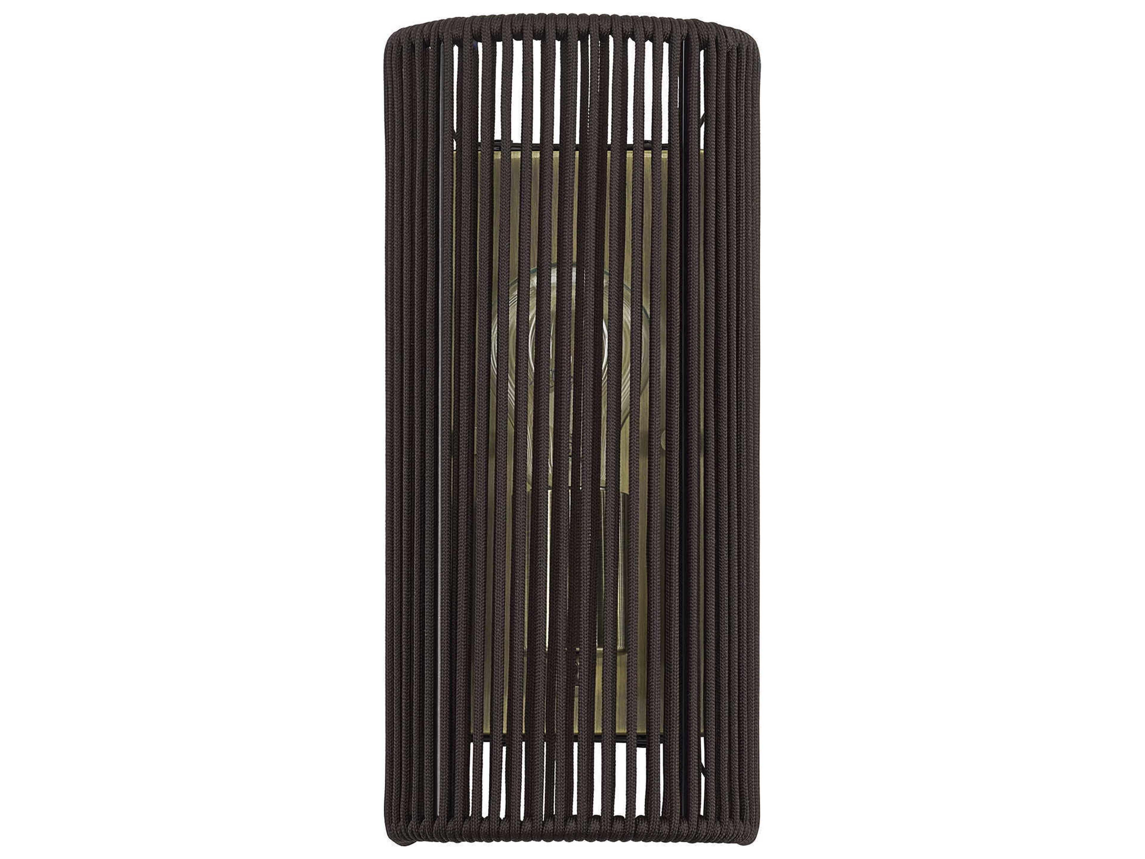 Livex Lighting Acordia 1-Light Antique Brass Wall Sconce