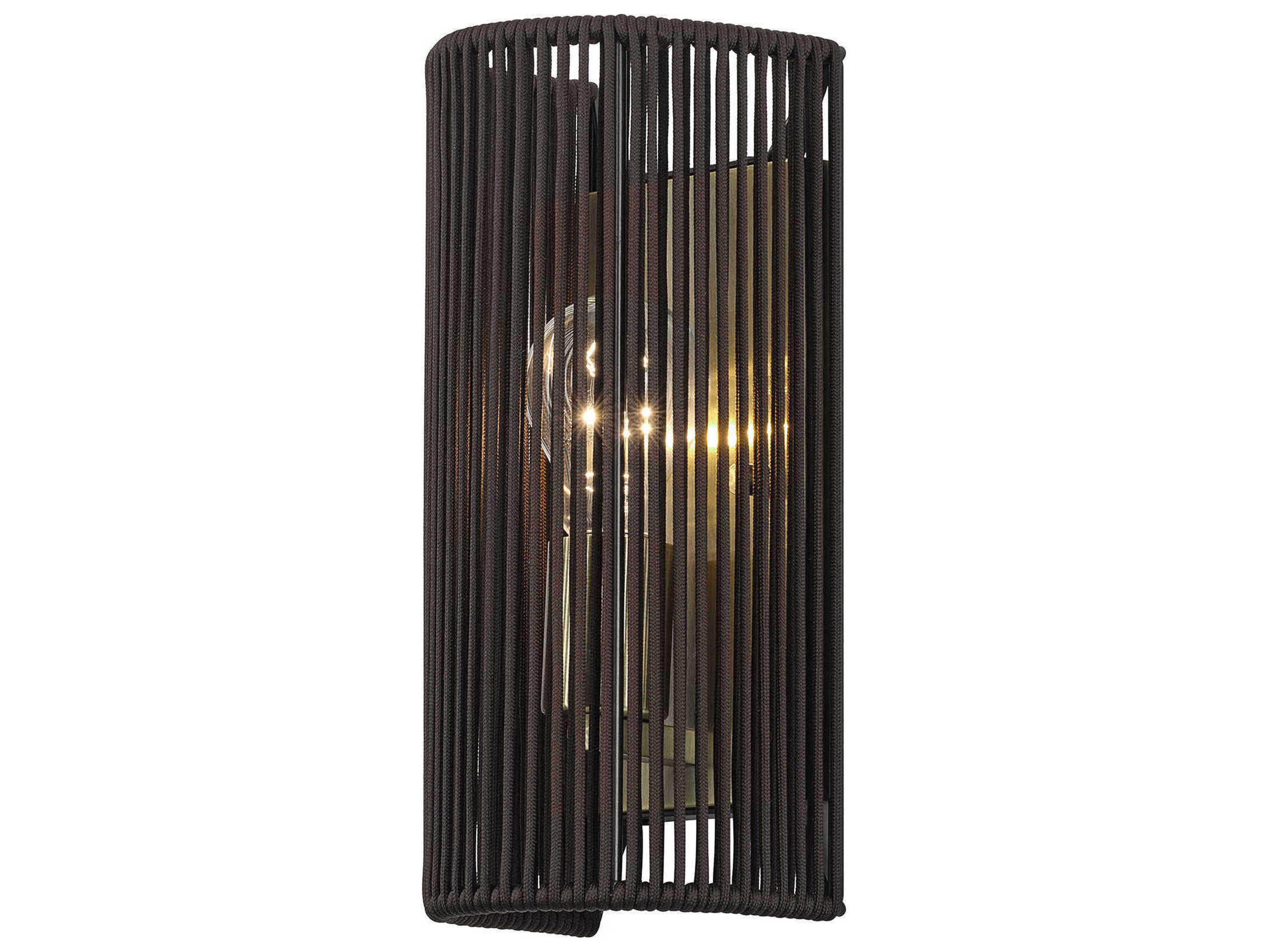 Acordia 1-Light Antique Brass Wall Sconce