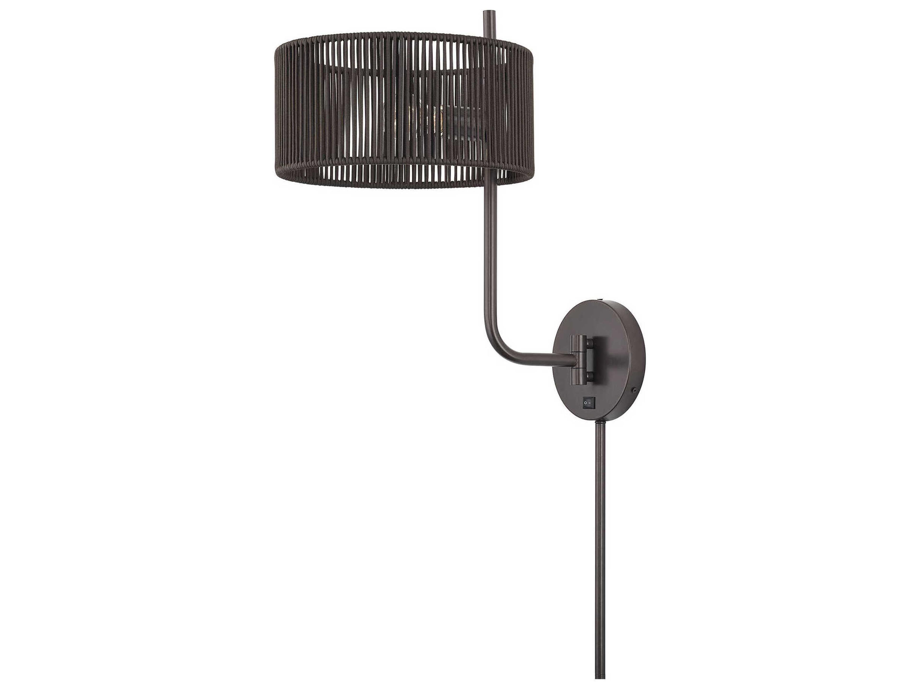 Livex Lighting Acordia 1-Light English Bronze Swing Wall Sconce