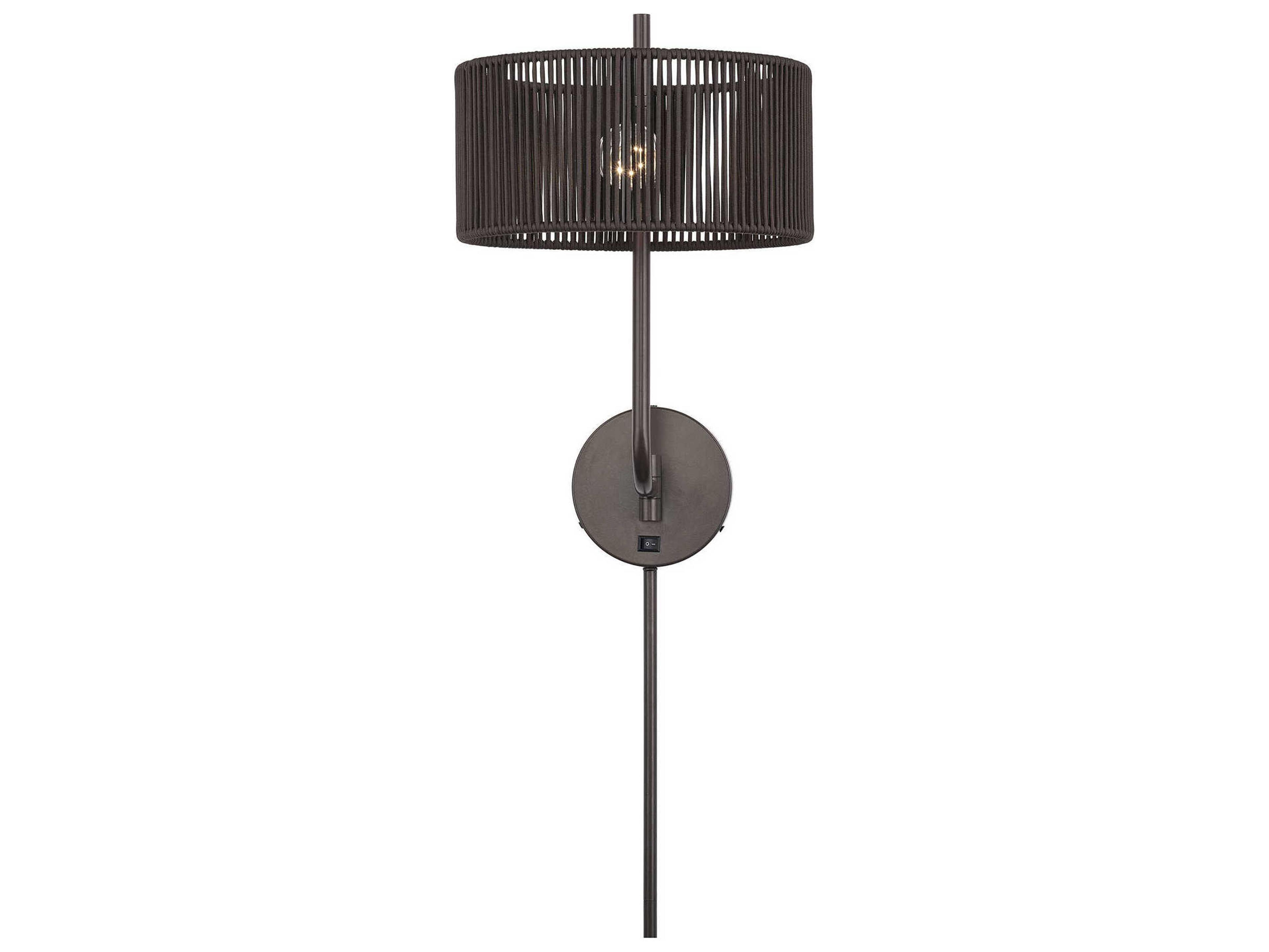 Livex Lighting Acordia 1-Light English Bronze Swing Wall Sconce