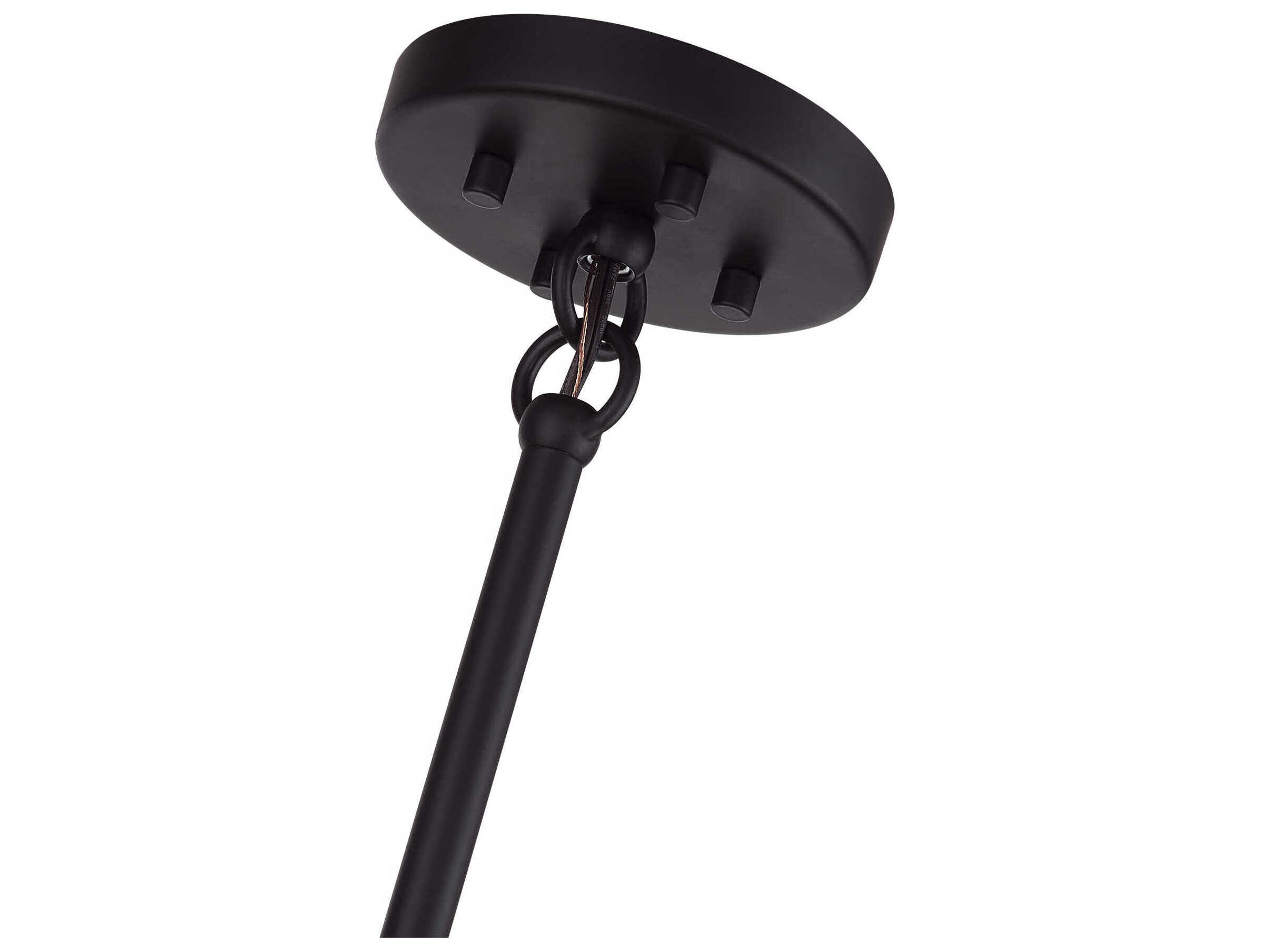 Livex Lighting Denmark 8-Light Bronze Antique Brass Chandelier