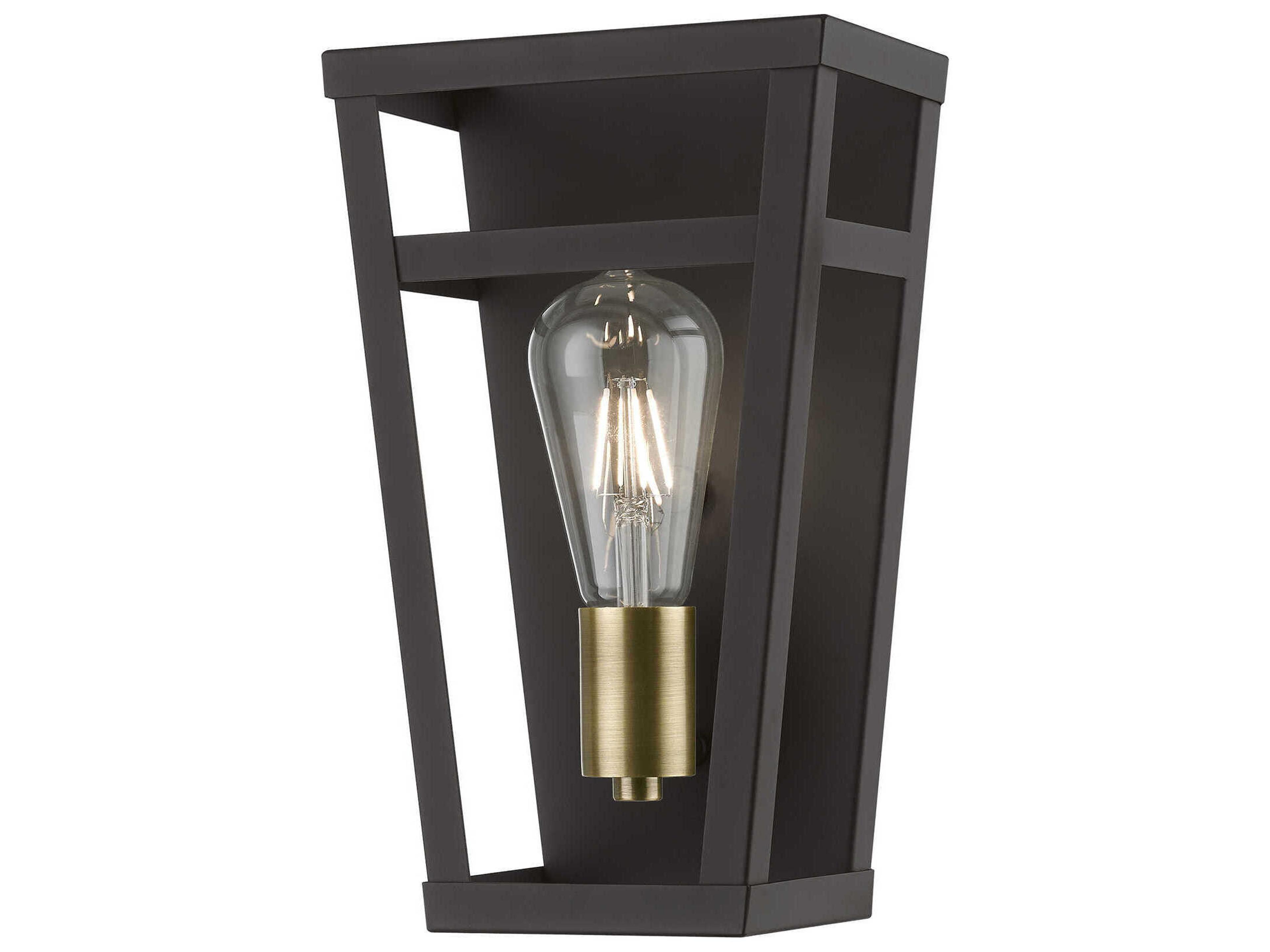 Schofield 1-Light Bronze Antique Brass Wall Sconce