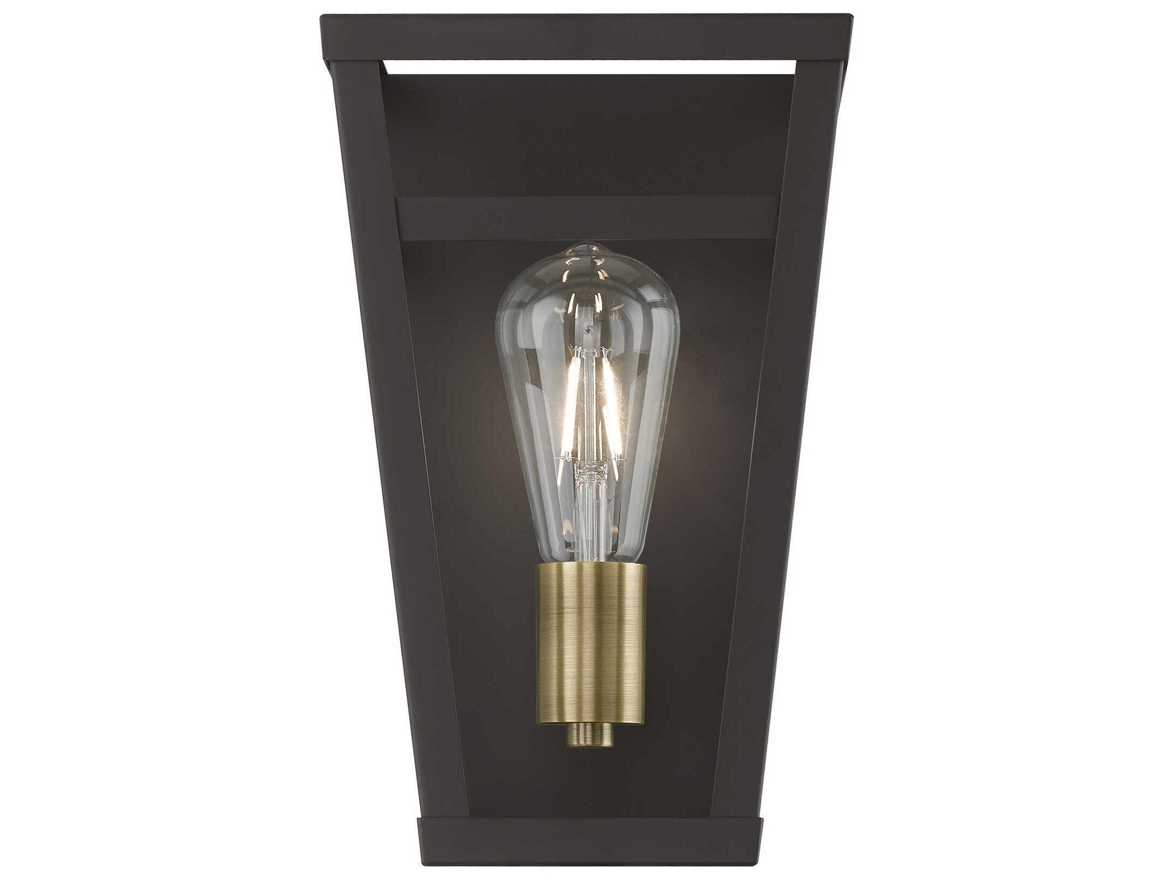 Livex Lighting Schofield 1-Light Bronze Antique Brass Wall Sconce
