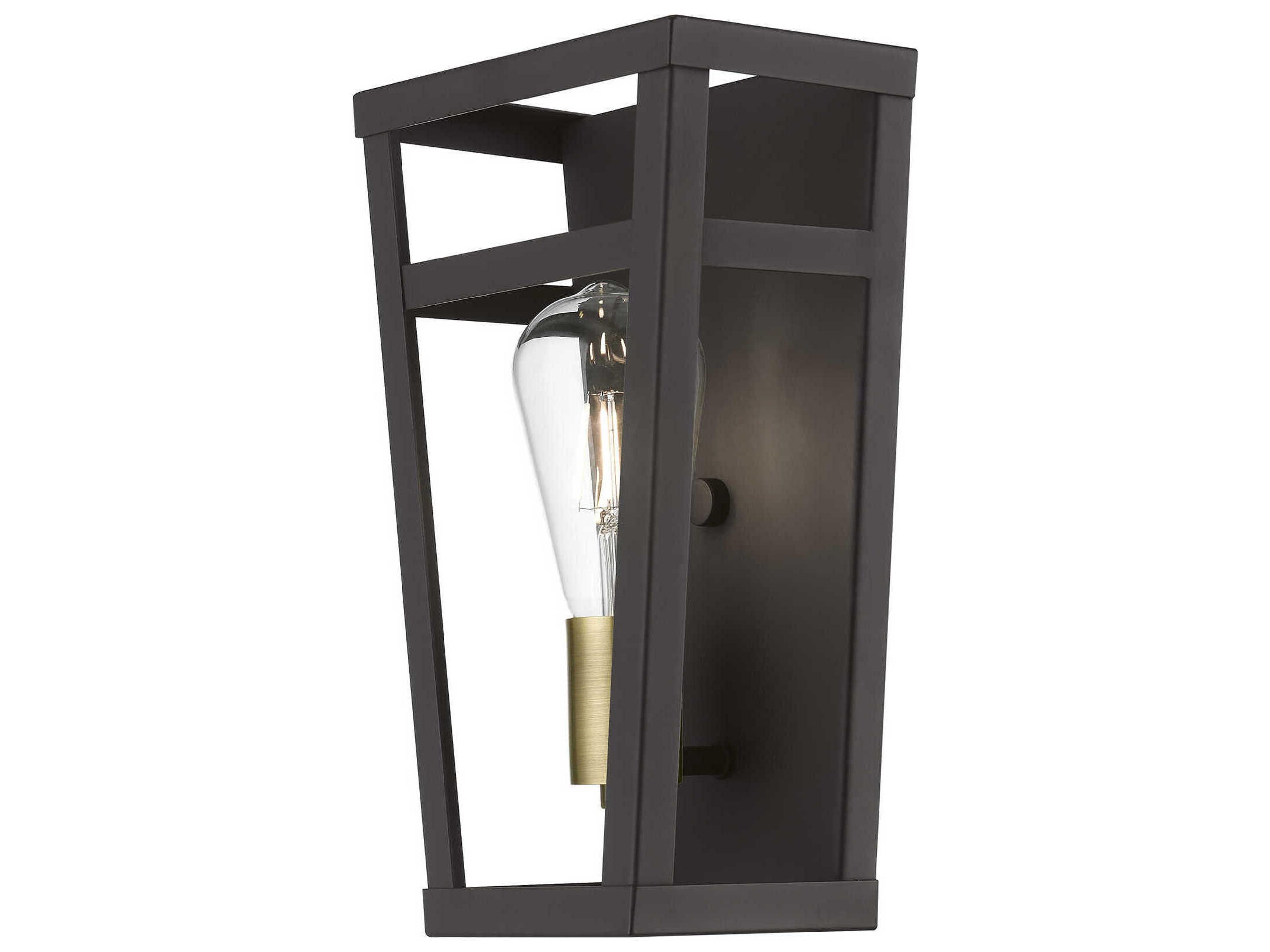 Livex Lighting Schofield 1-Light Bronze Antique Brass Wall Sconce