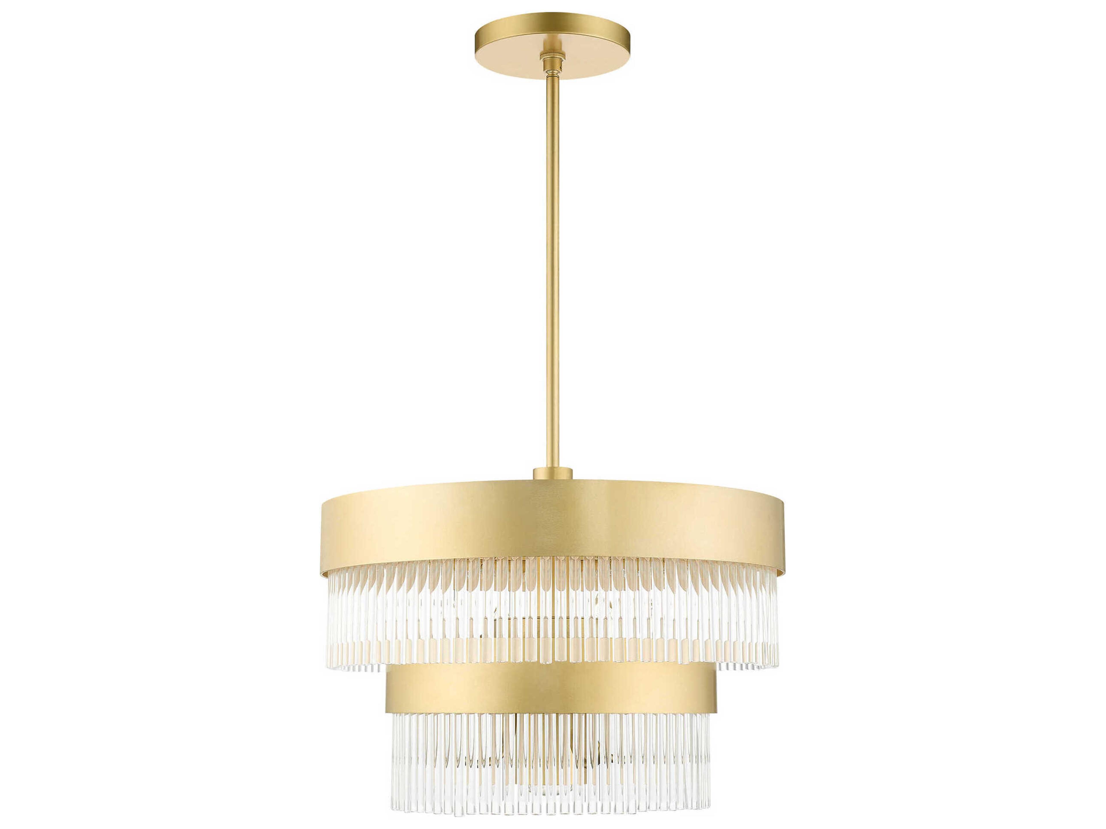 Norwich 5-Light Soft Gold Crystal Candelabra Chandelier