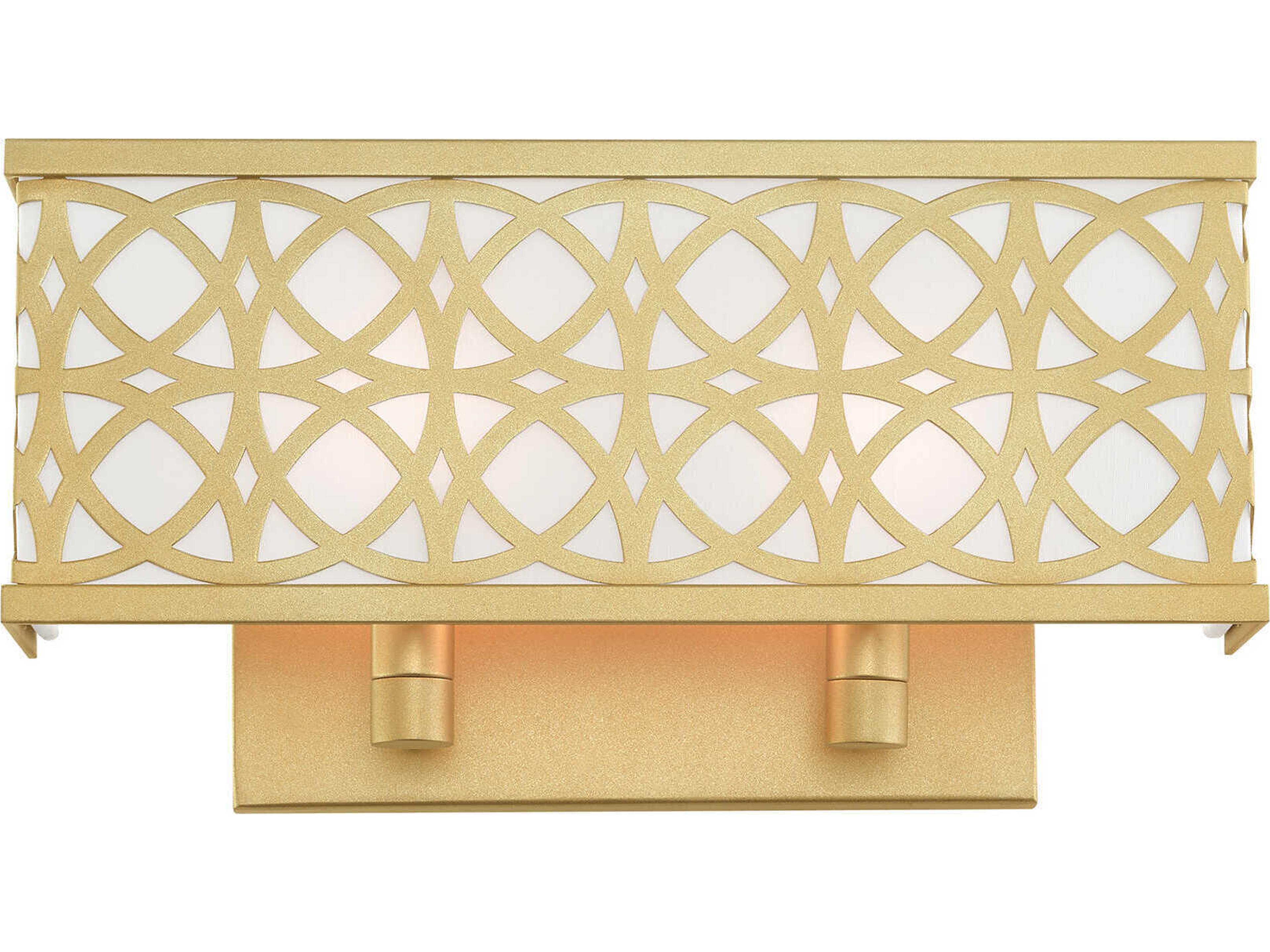 Livex Lighting Calinda 2-Light Soft Gold Wall Sconce