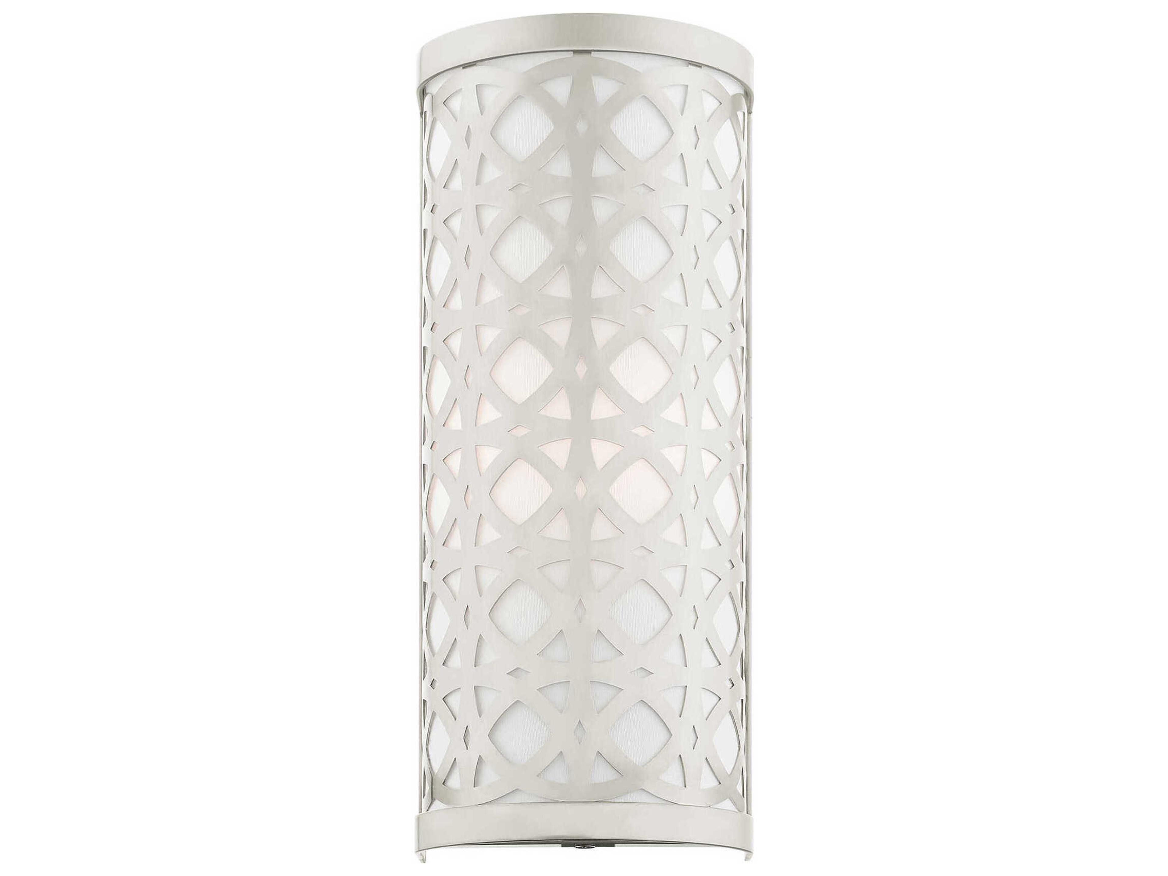 Livex Lighting Calinda 1-Light Brushed Nickel Wall Sconce