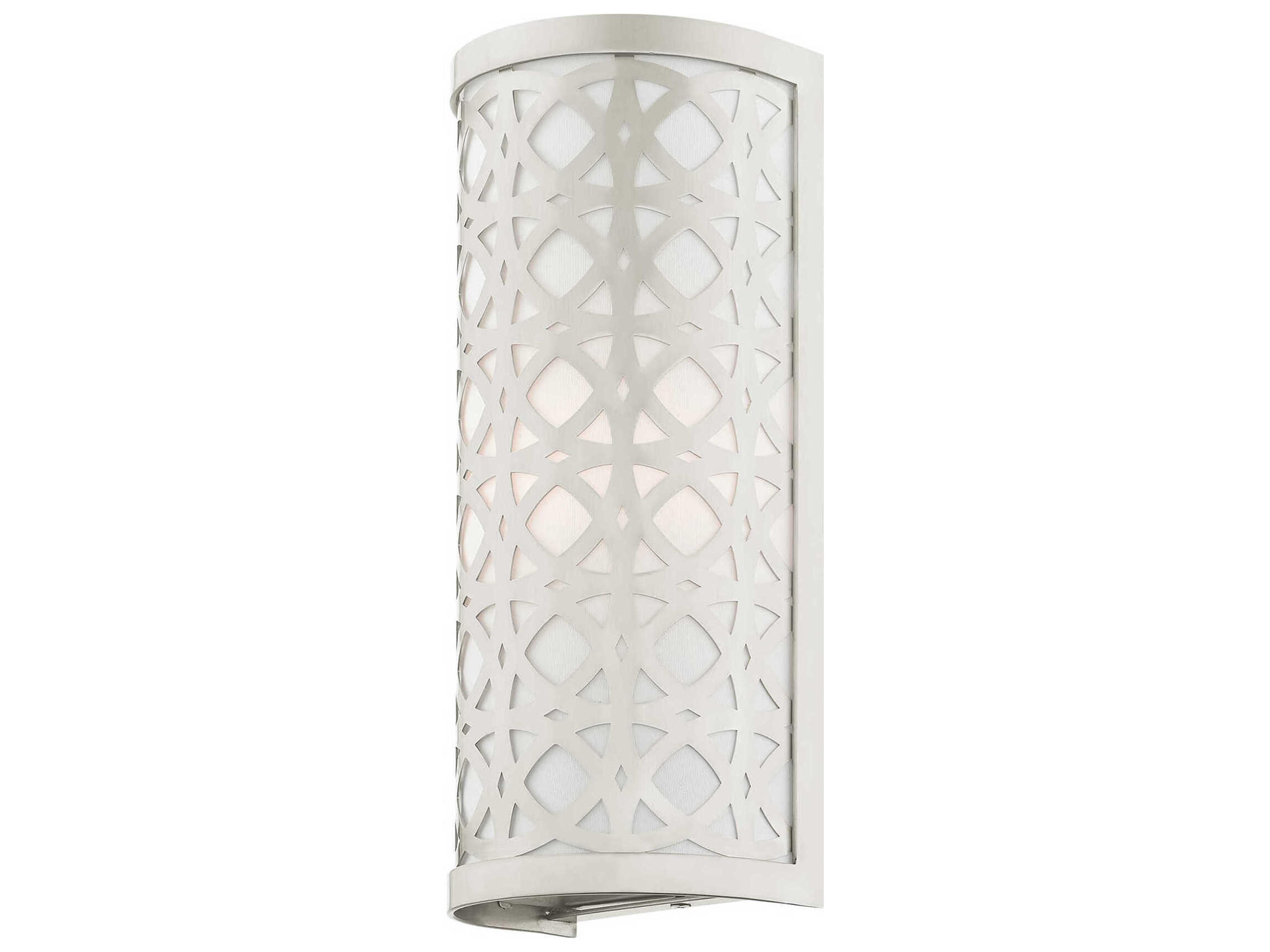 Livex Lighting Calinda 1-Light Brushed Nickel Wall Sconce