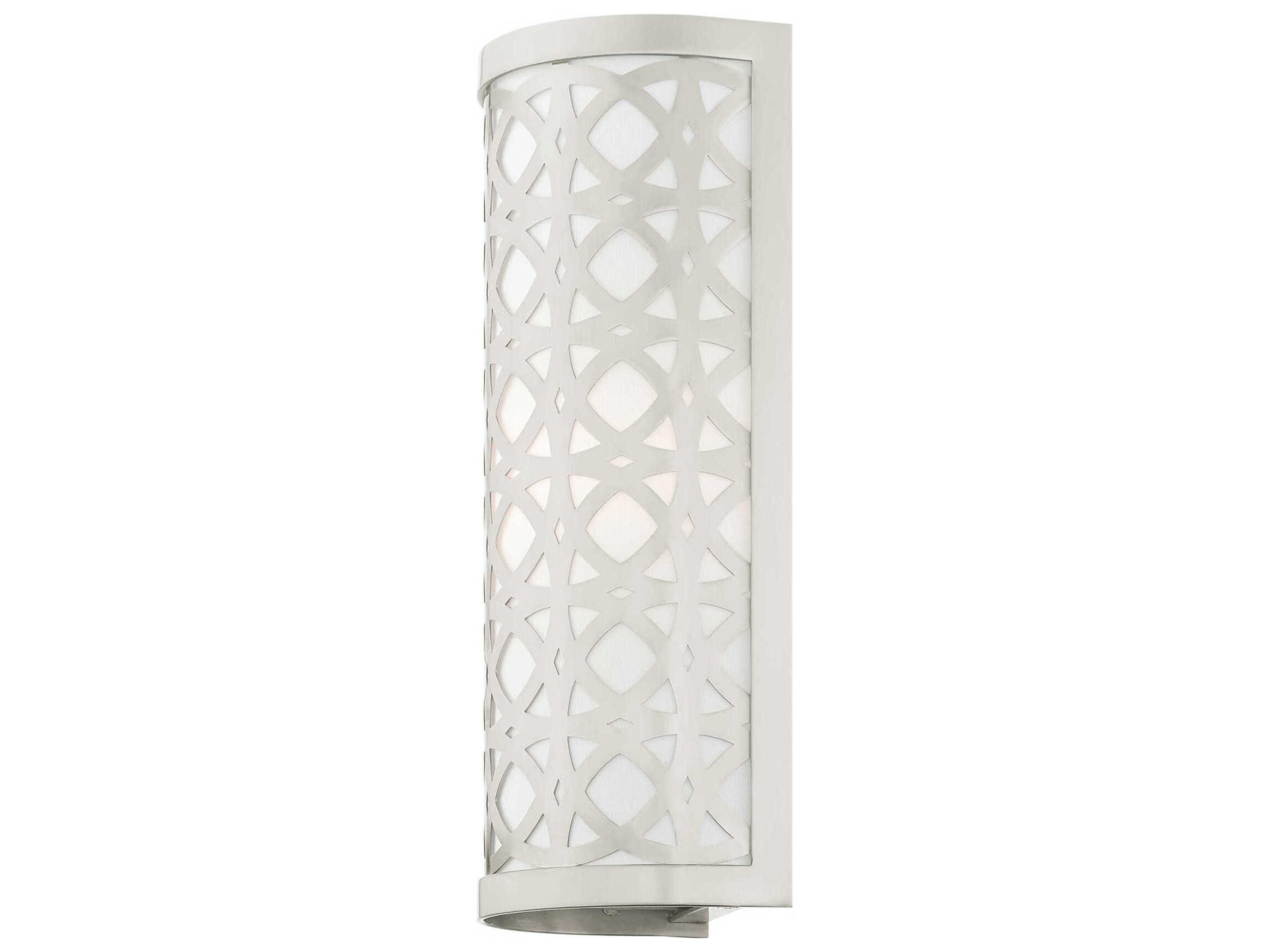 Livex Lighting Calinda 1-Light Brushed Nickel Wall Sconce