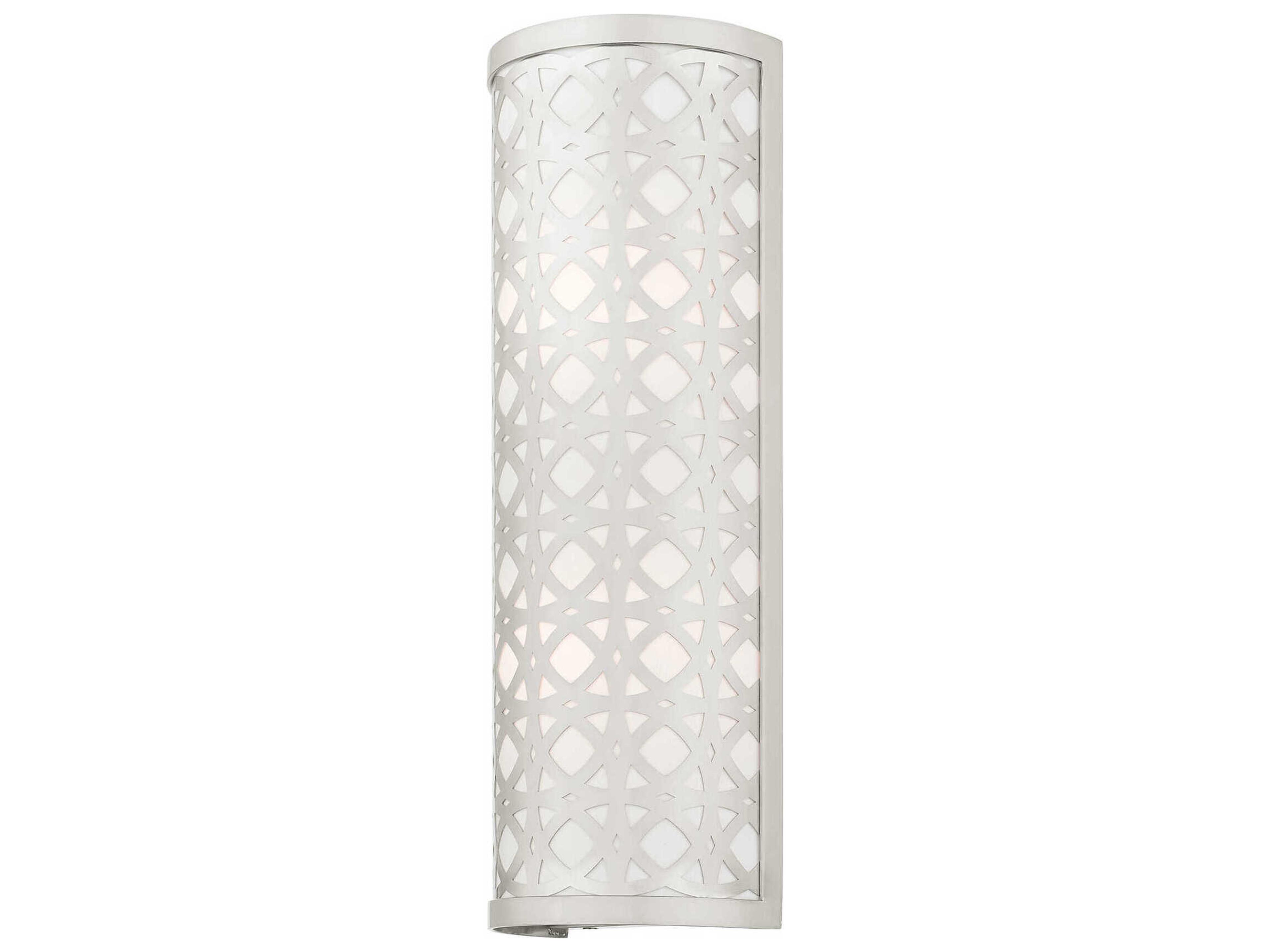 Livex Lighting Calinda 2-Light Brushed Nickel Wall Sconce