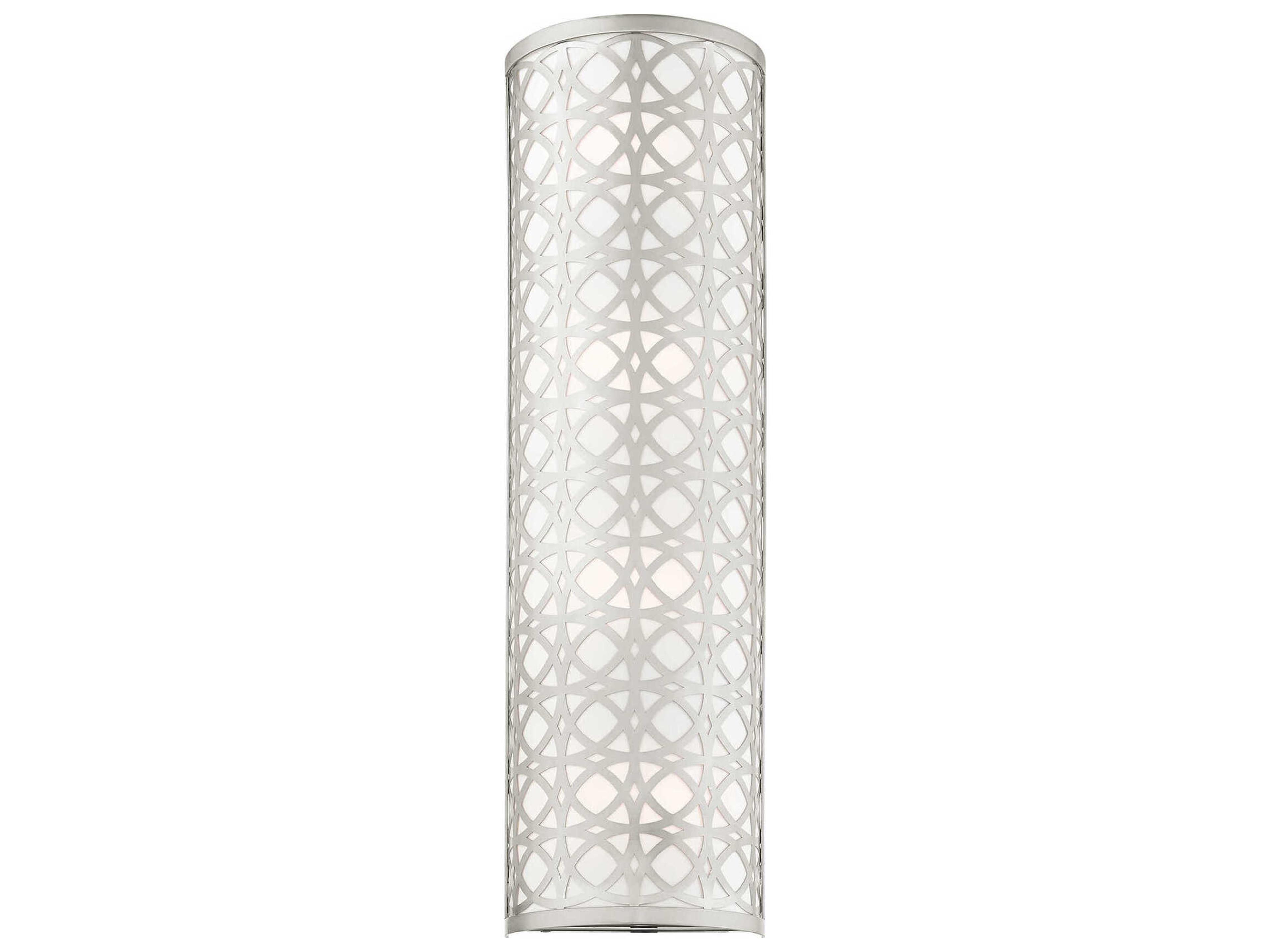 Livex Lighting Calinda 4-Light Brushed Nickel Wall Sconce