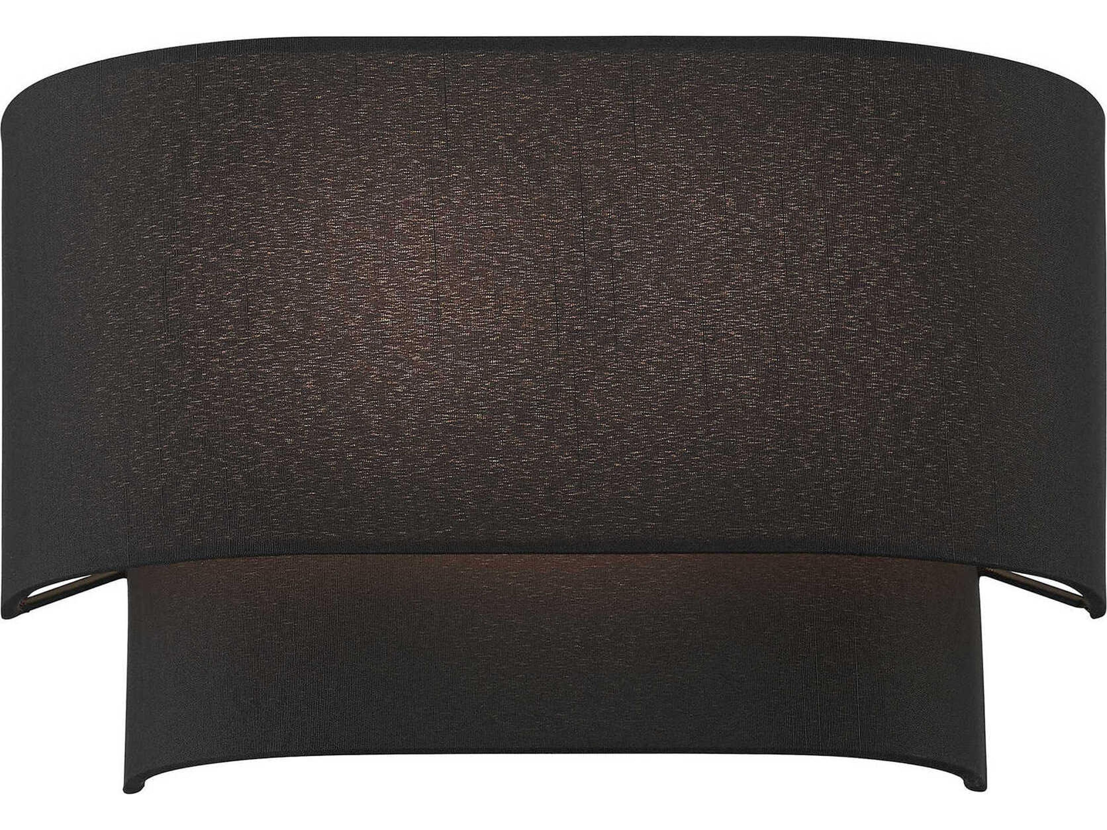 Livex Lighting Bainbridge 2-Light Black Wall Sconce